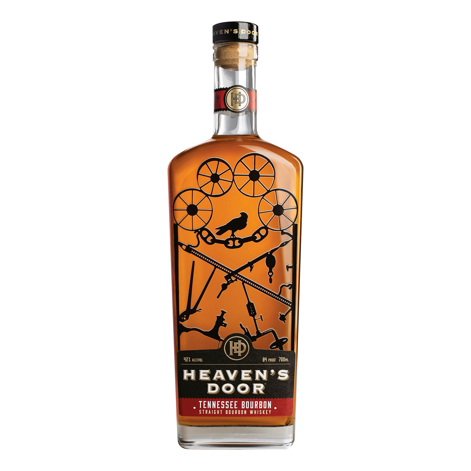 Heaven's Door Straight Bourbon Whiskey 42,0 % vol 0,7 Liter - Bild 1