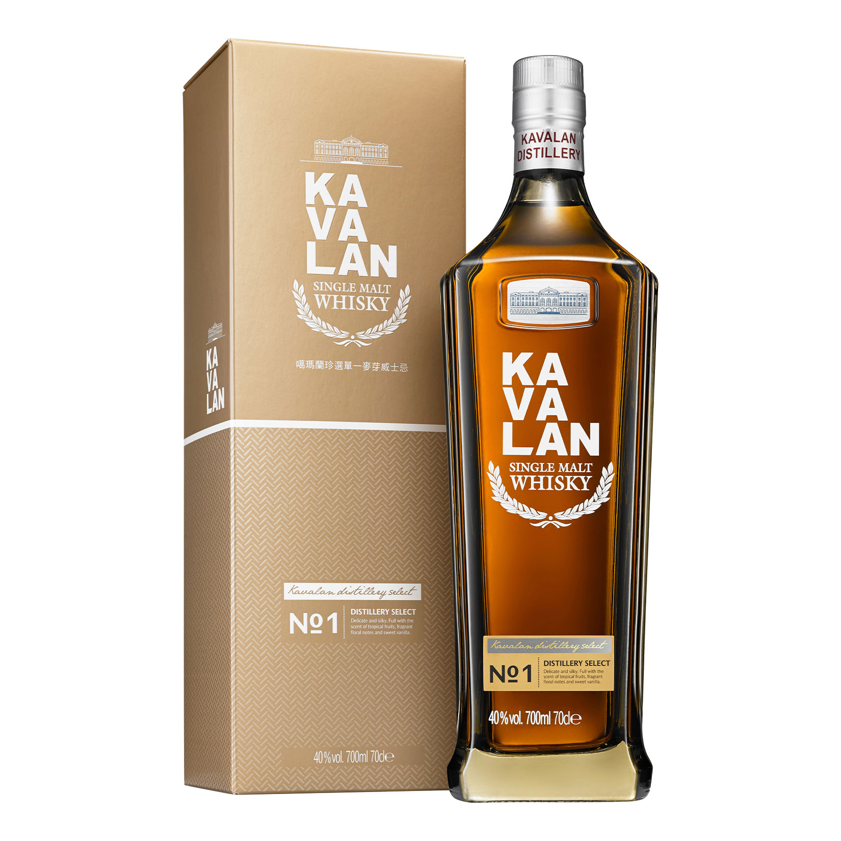 Kavalan Distillery Select No.1 Single Malt 40,0 % vol 0,7 Liter - Bild 1