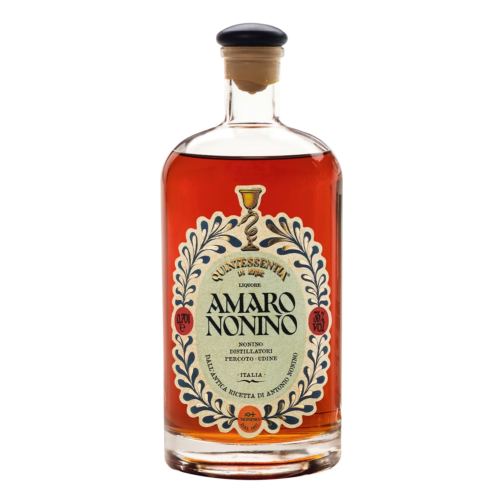 Nonino Amaro Quintessentia Di Erbe 35,0 % vol 0,7 Liter - Bild 1