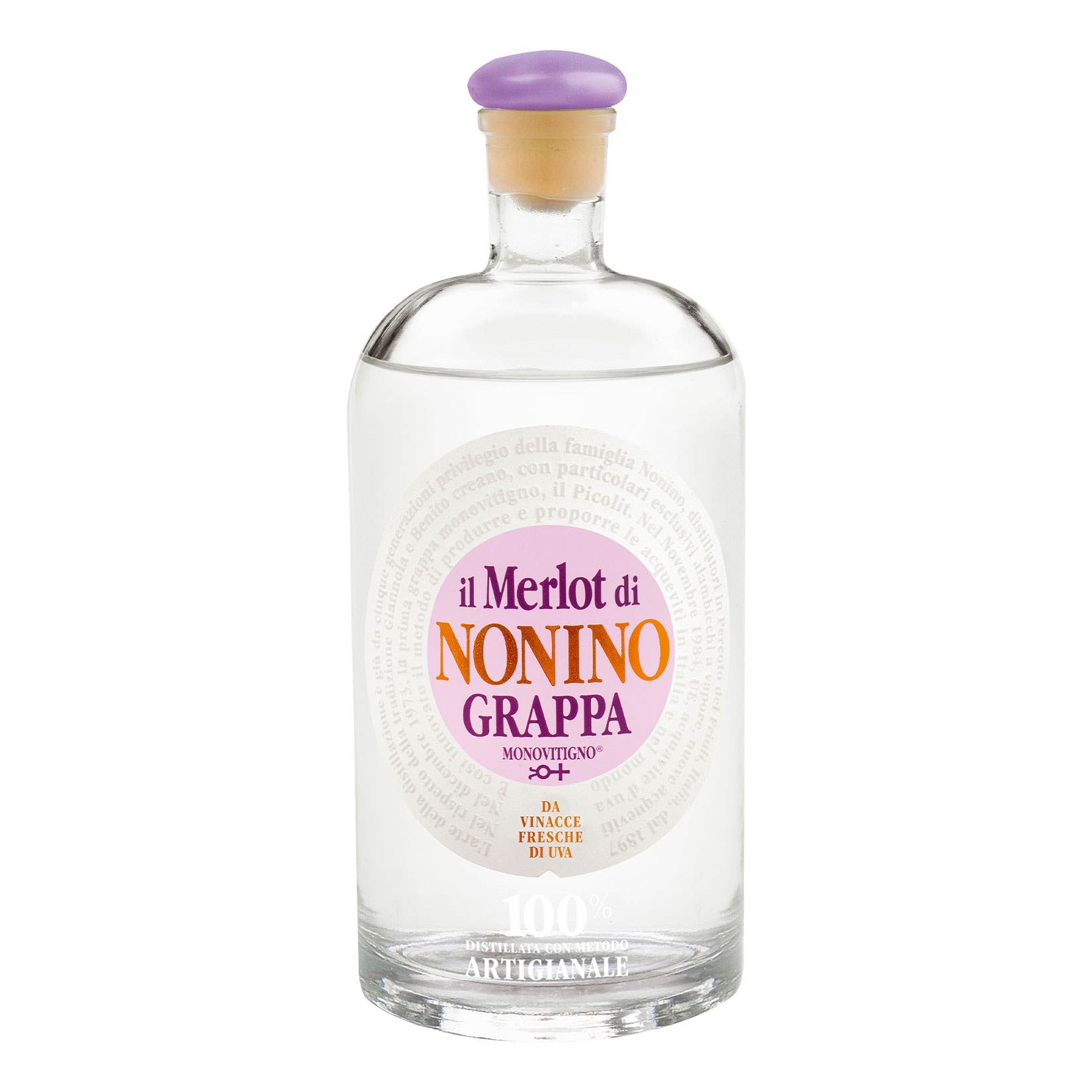 Nonino Grappa Il Merlot Monovitigno 41,0 % vol 0,7 Liter - Bild 1