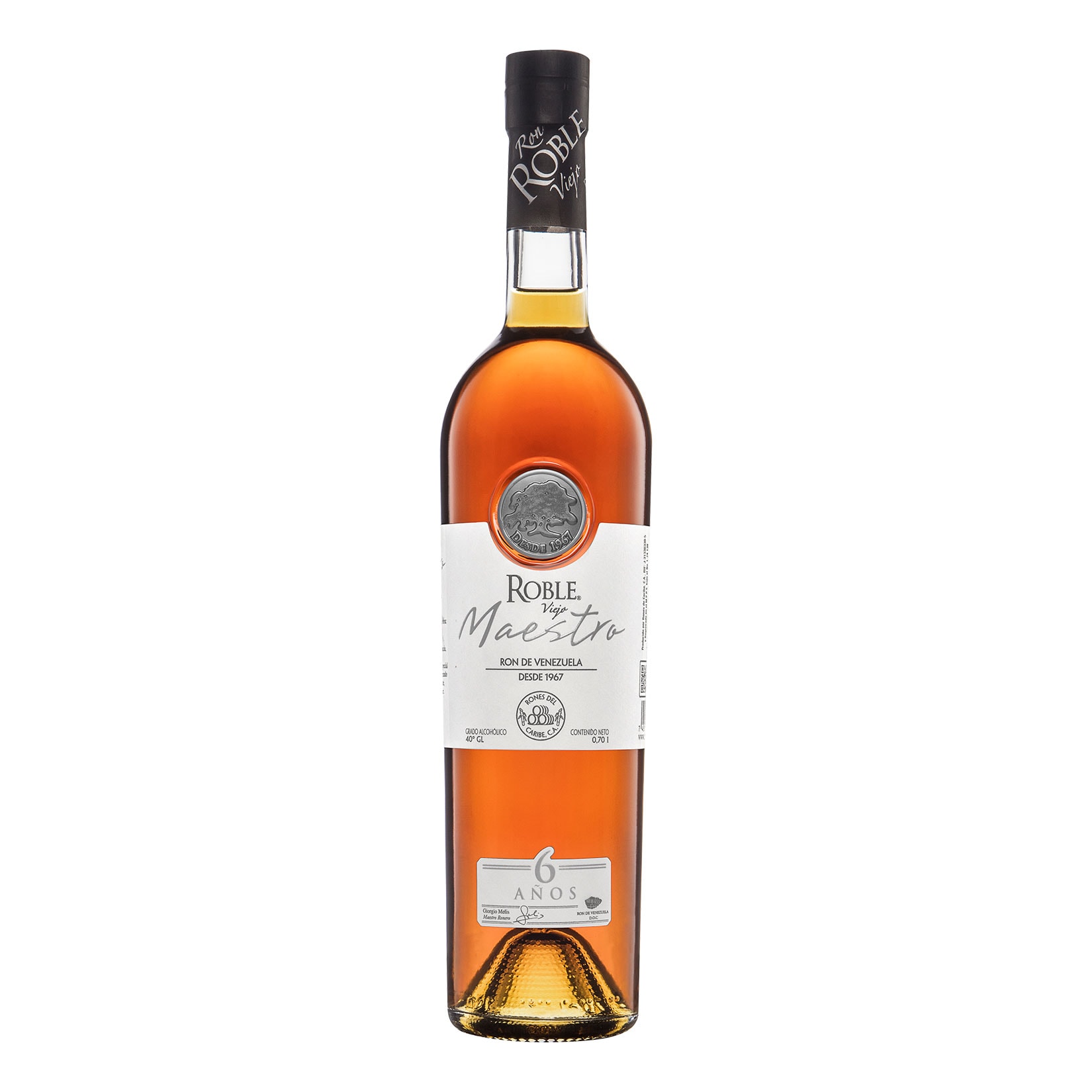 Ron Roble Maestro Ron de Venezuela 40,0 % vol 0,7 Liter - Bild 1