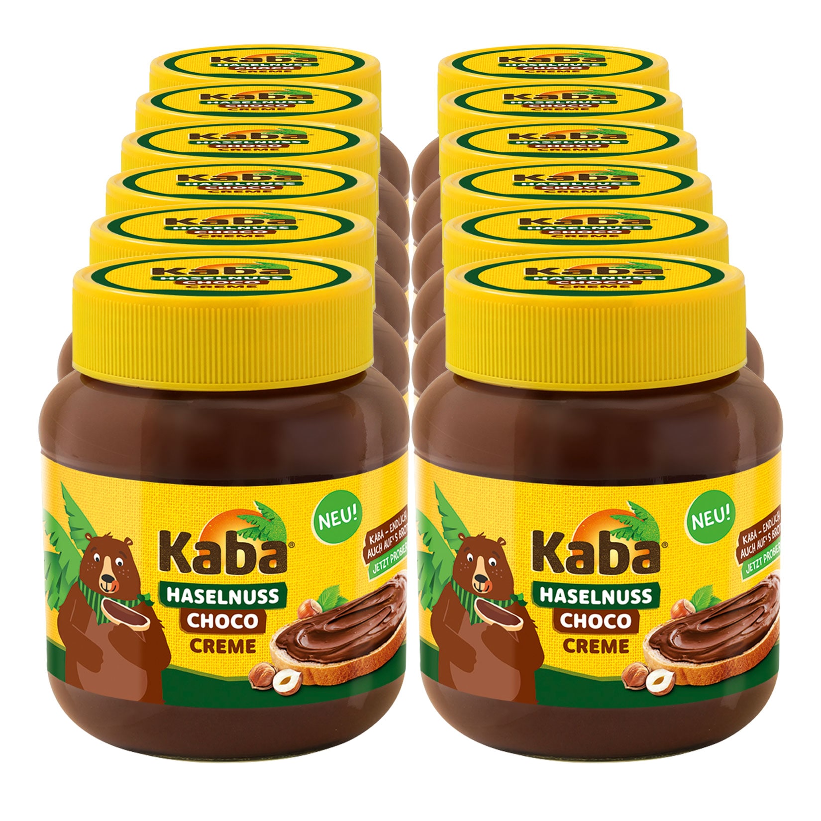 Kaba Haselnuss Choco Creme 350 g, 12er Pack - Bild 1