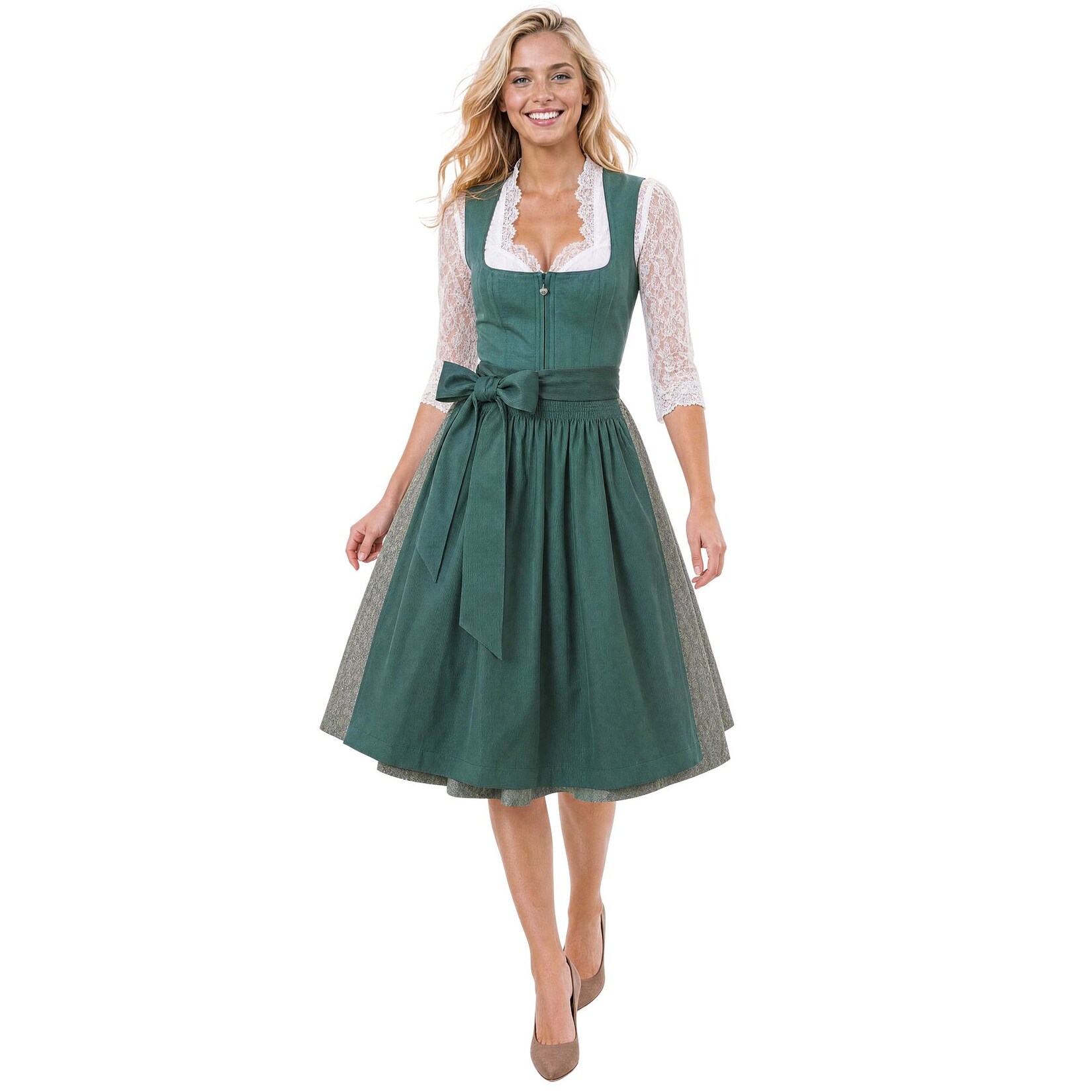 tectake® Midi-Dirndl Elly