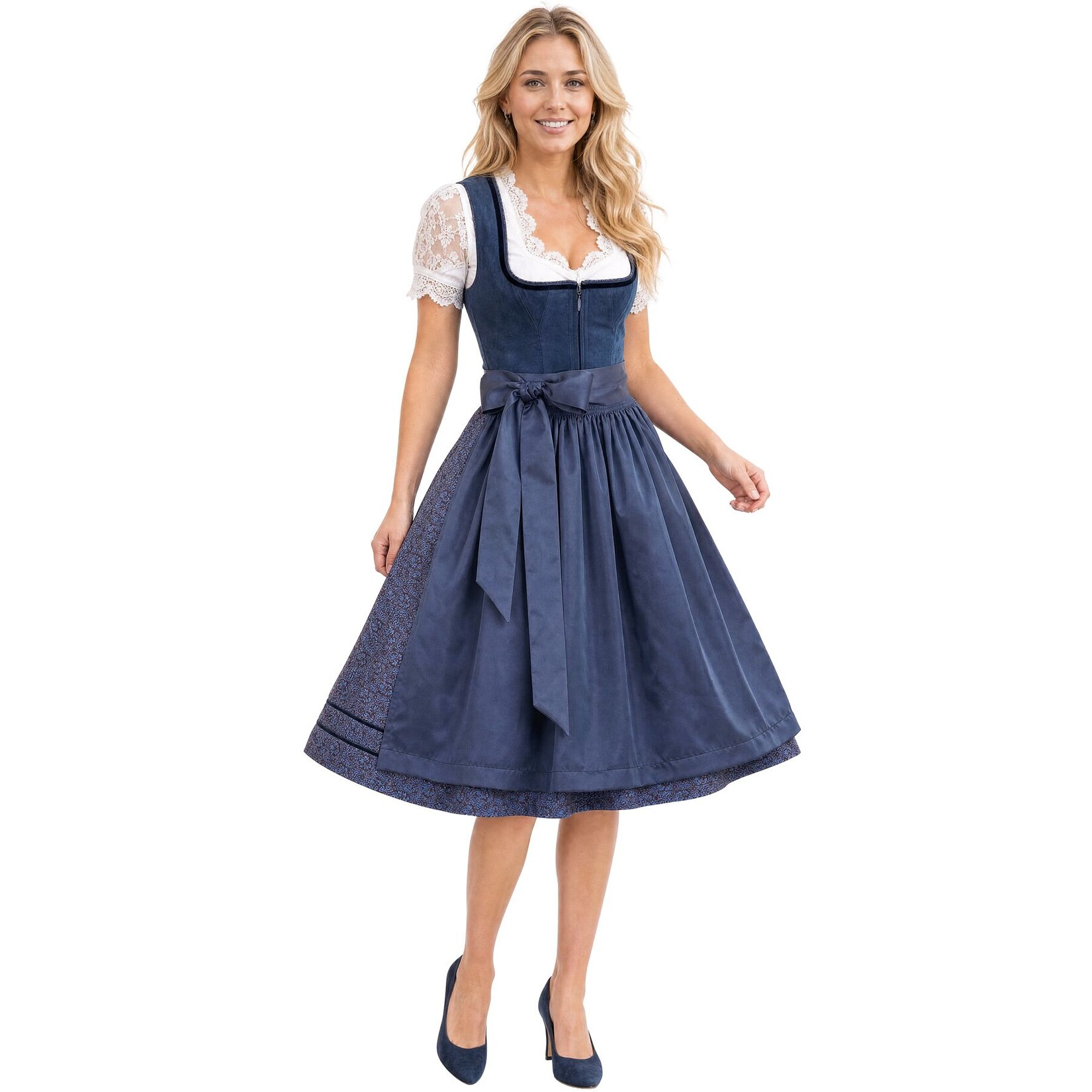tectake® Midi-Dirndl Laura