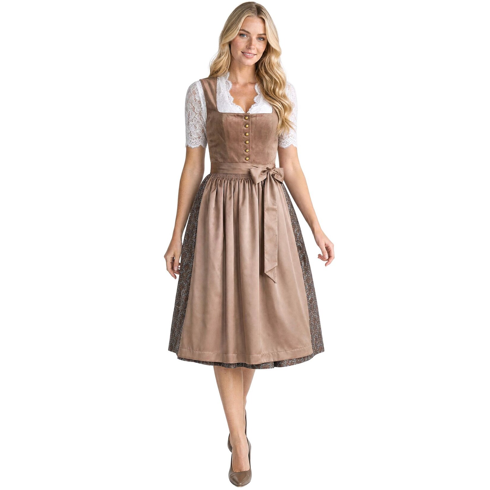 tectake® Midi-Dirndl Sandra