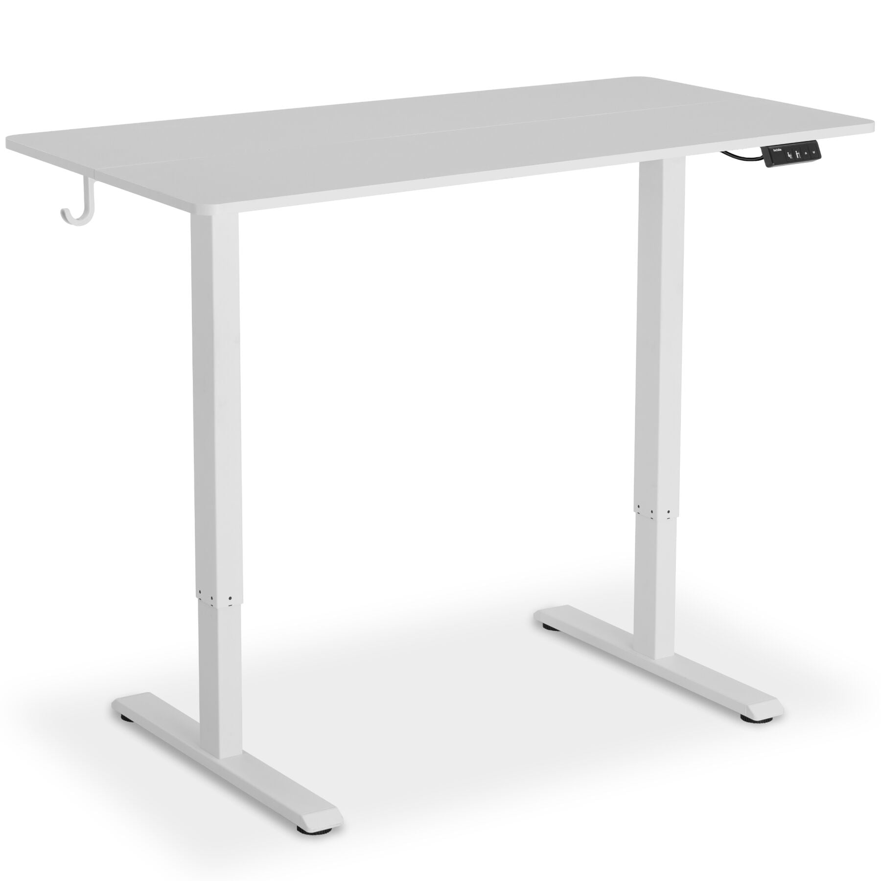 tectake&reg; H&ouml;henverstellbarer Schreibtisch, elektrisch, 2-stufig, intuitives Bedienpanel mit LCD-Anzeige, 120 x 60 x 71 &ndash; 116 cm - Bild 1
