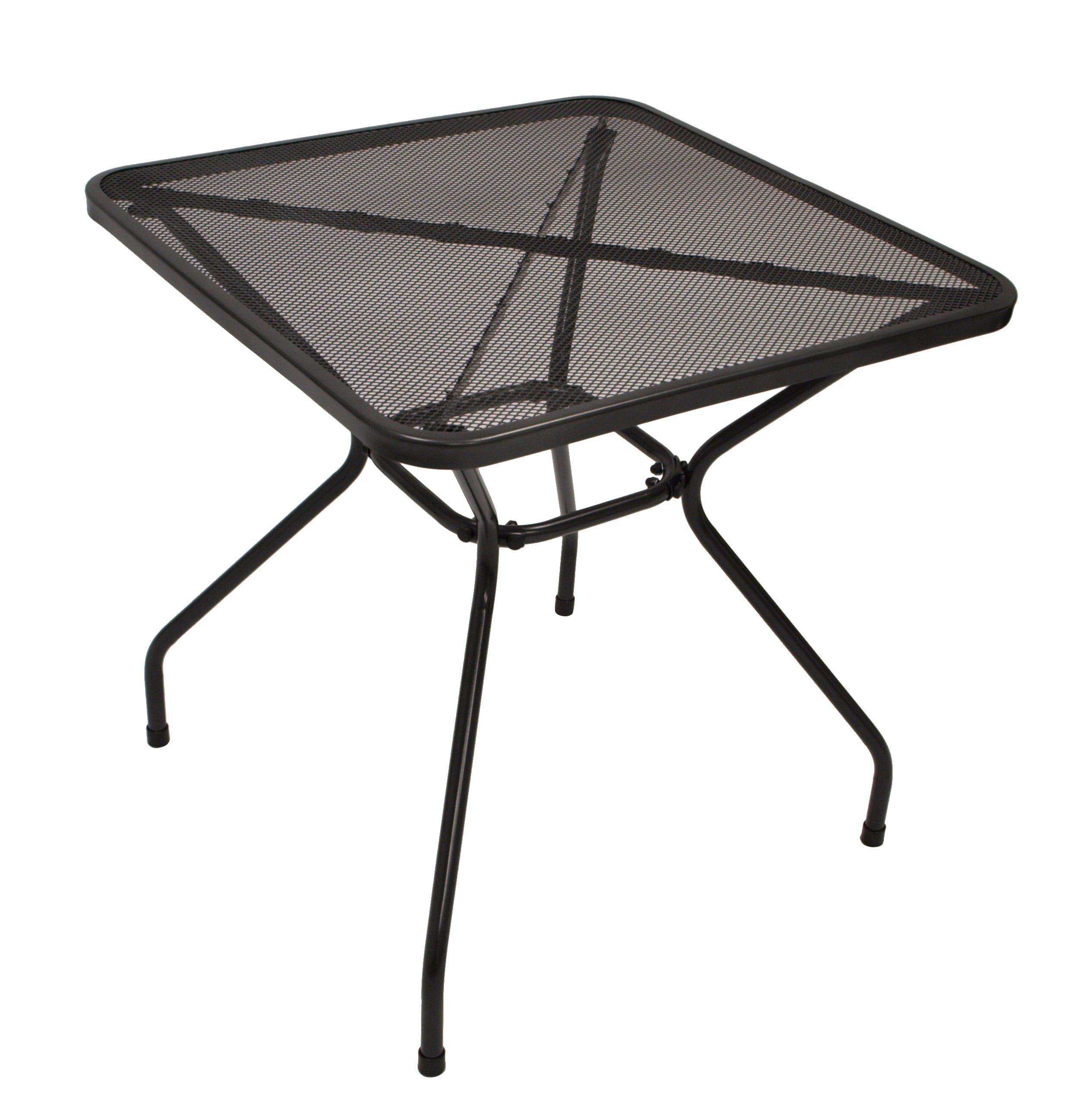 Bistrotisch CLASSIC 70x70cm quadratisch, Streckmetall anthrazit - Bild 1