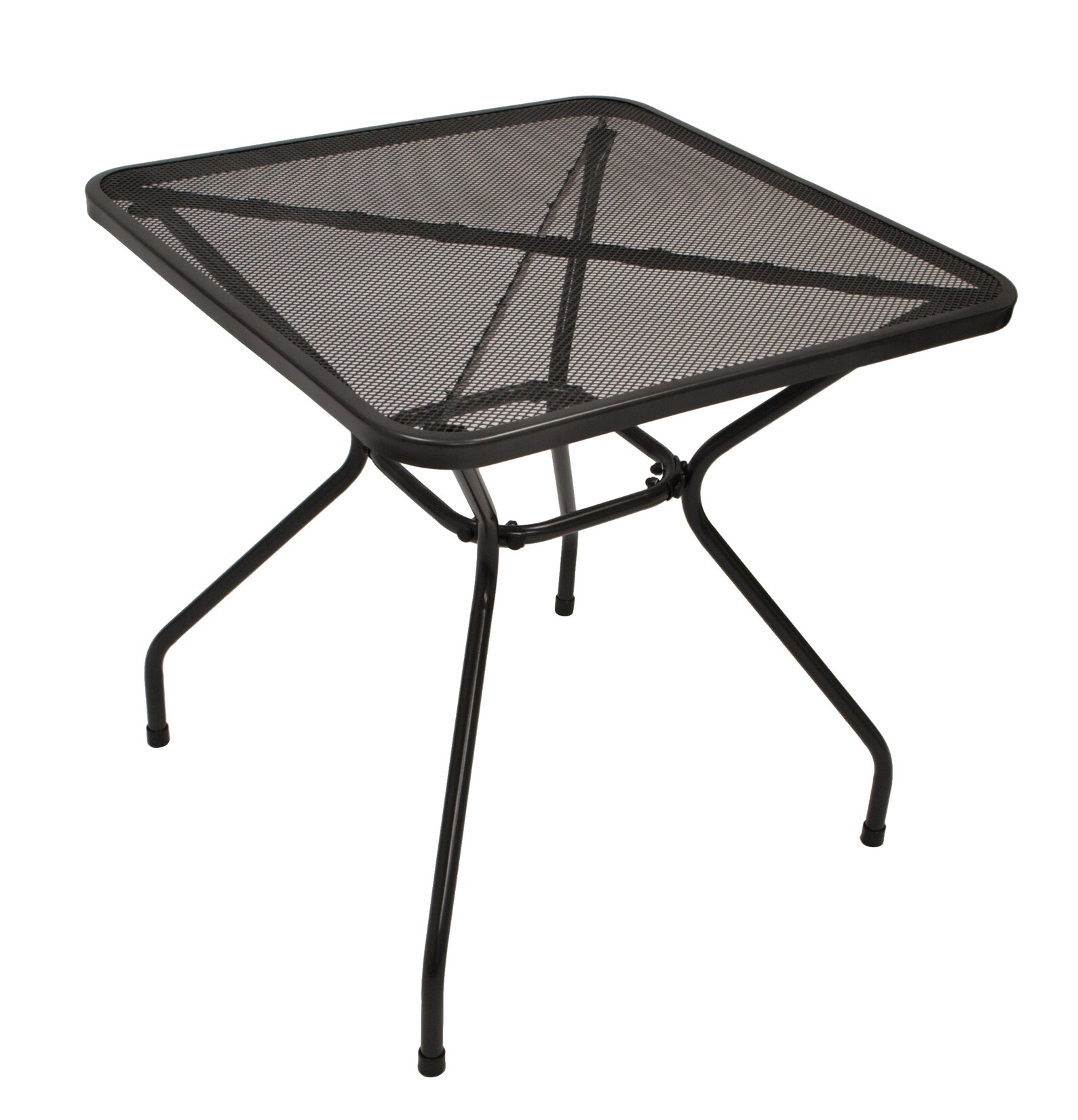 Bistrotisch CLASSIC 70x70cm quadratisch, Streckmetall anthrazit