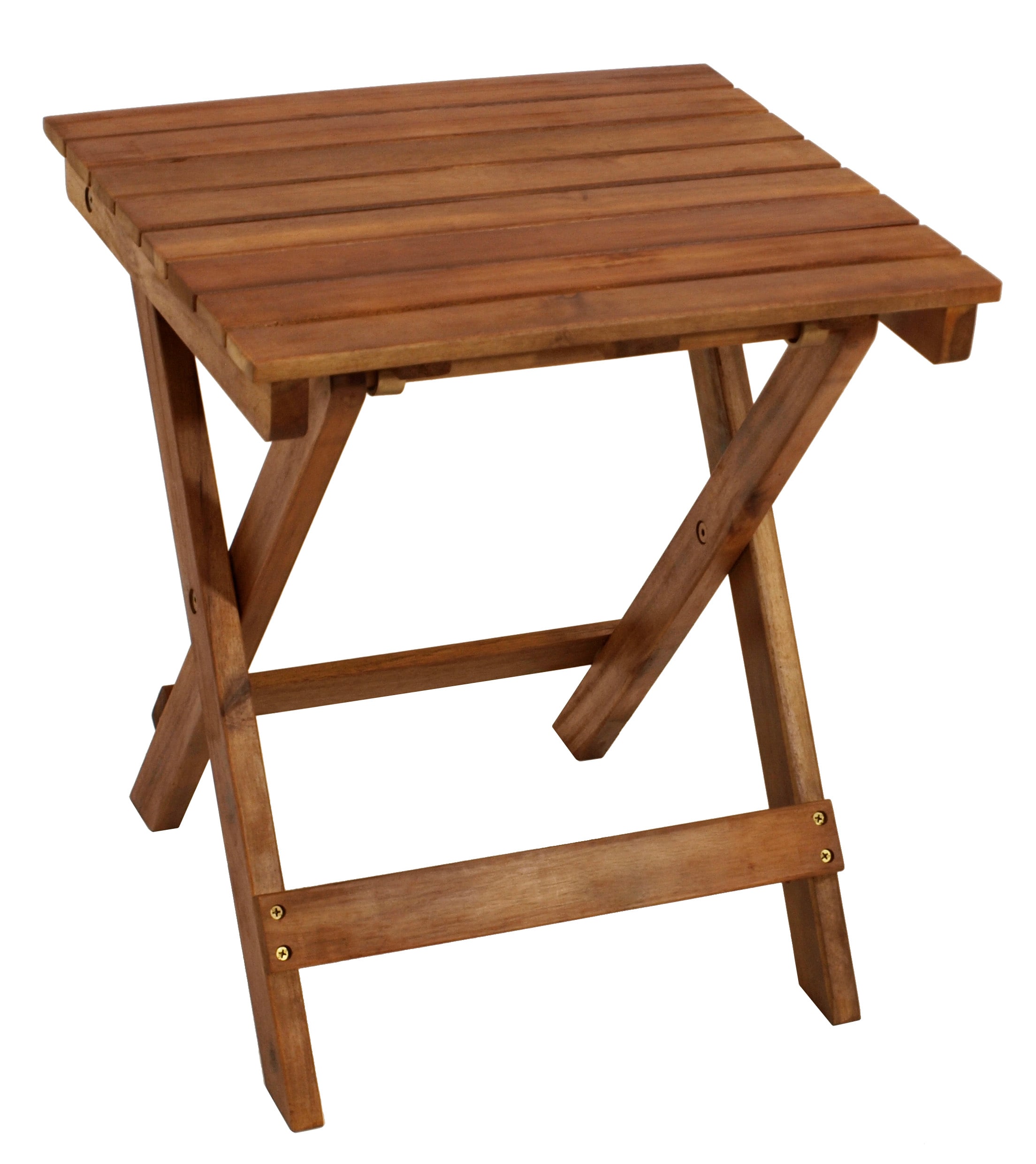 Klapp - Beistelltisch MONTERIA 38x43cm, Akazie ge&ouml;lt - Bild 1