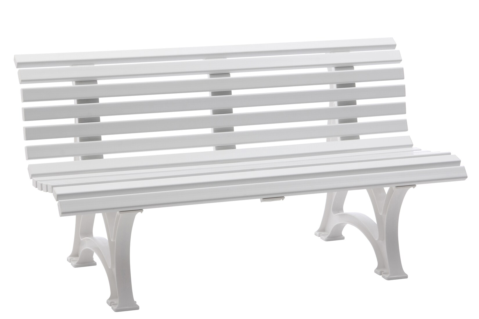 Bank HELGOLAND 3-sitzer, Kunststoff weiss