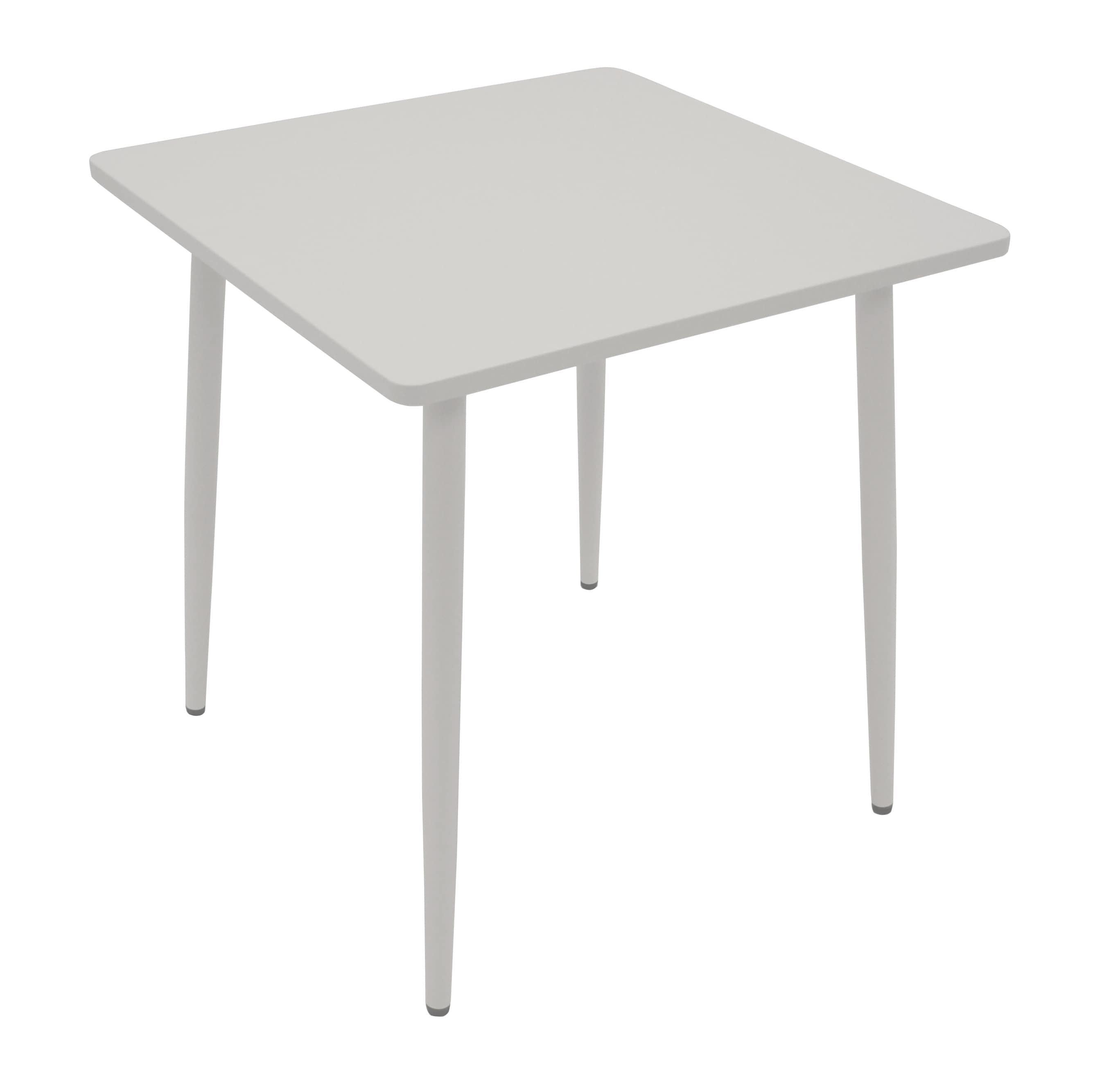 Bistrotisch DENVER 70x70cm quadratisch, Metall wei&szlig; - Bild 1