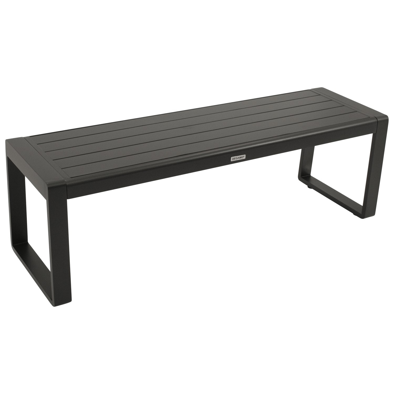 Hockerbank RIVA 3-sitzer, Aluminium anthrazit - Bild 1