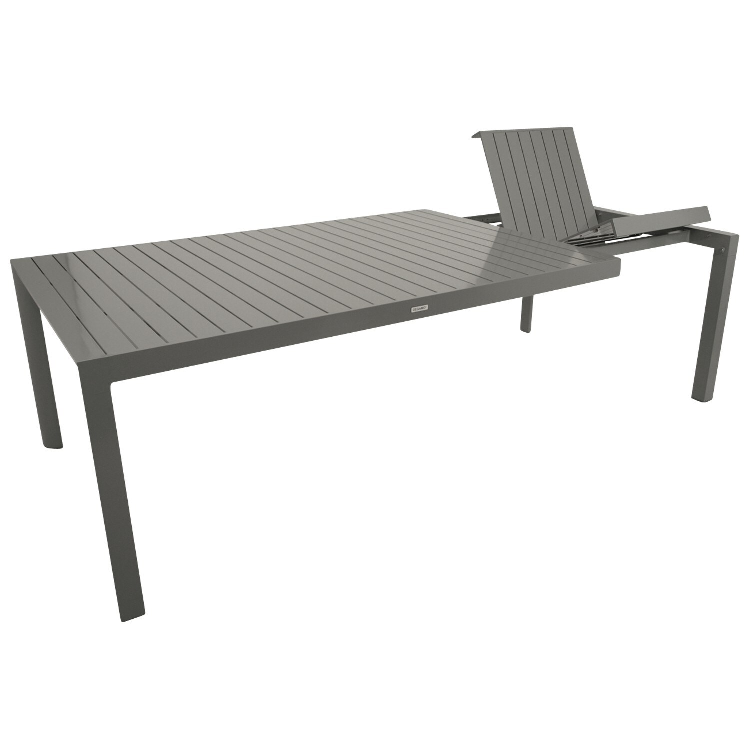 Ausziehtisch BAGO XL 195/255X120cm, Aluminium silbergrau - Bild 1