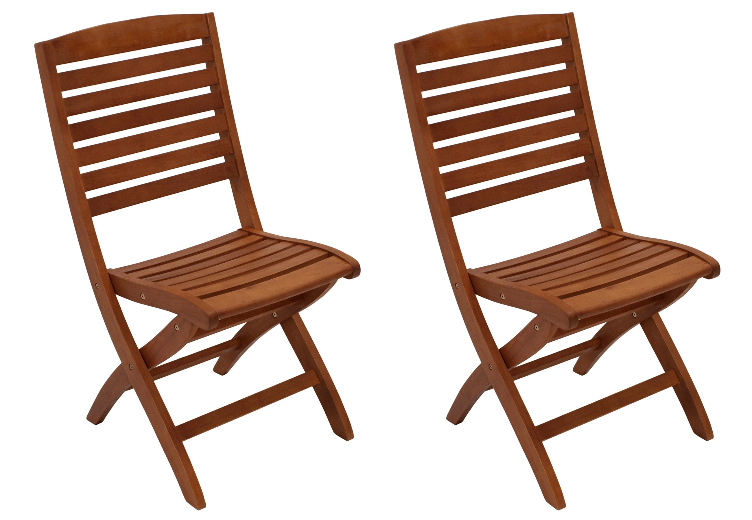 Klappstuhl CAPO, Eukalyptus ge&ouml;lt, 2 St&uuml;ck, - Bild 1