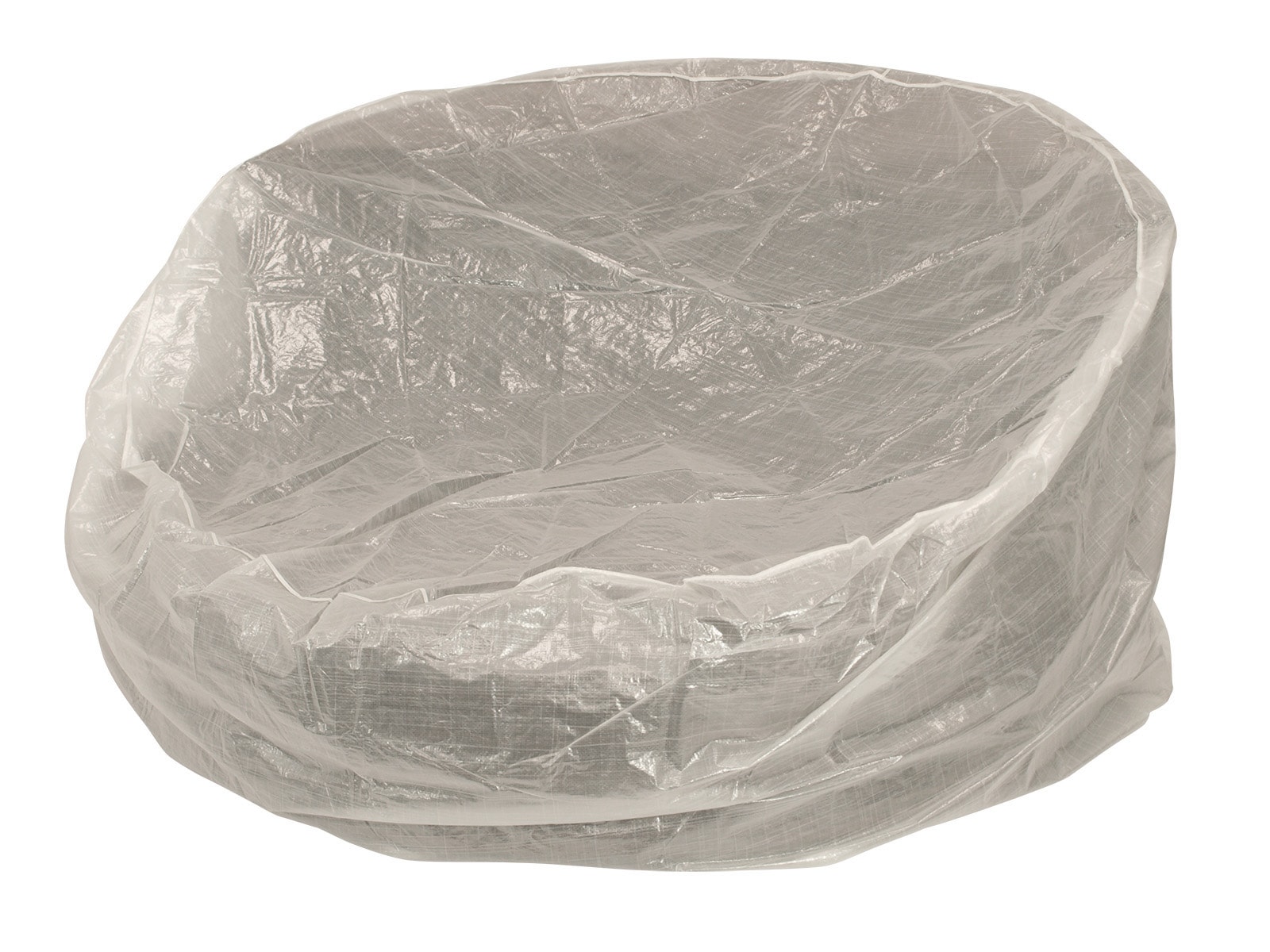 Abdeckhaube Liegeinsel gross bis 240cm Durchmesser, PE transparent - Bild 1