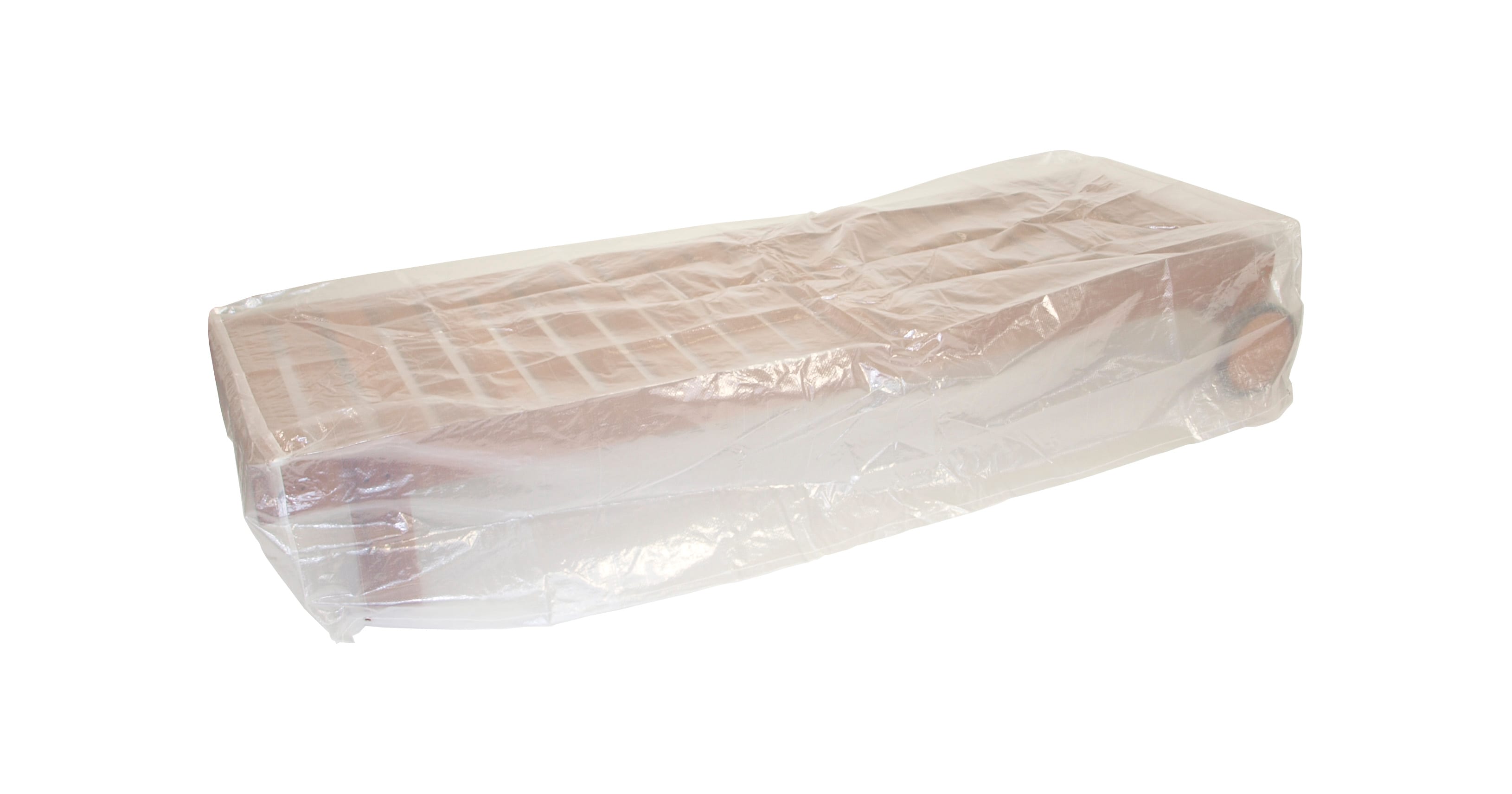 Abdeckhaube Sonnenliege 200x75cm, PE transparent - Bild 1