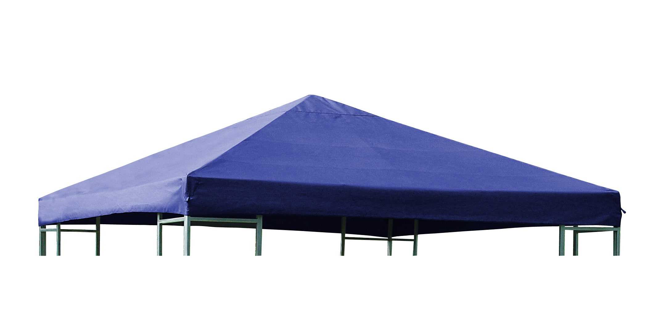 Ersatzdach f&uuml;r Metall- und Alupavillon 3x3 Meter dunkelblau, wasserdicht PVC-beschichtet - Bild 1