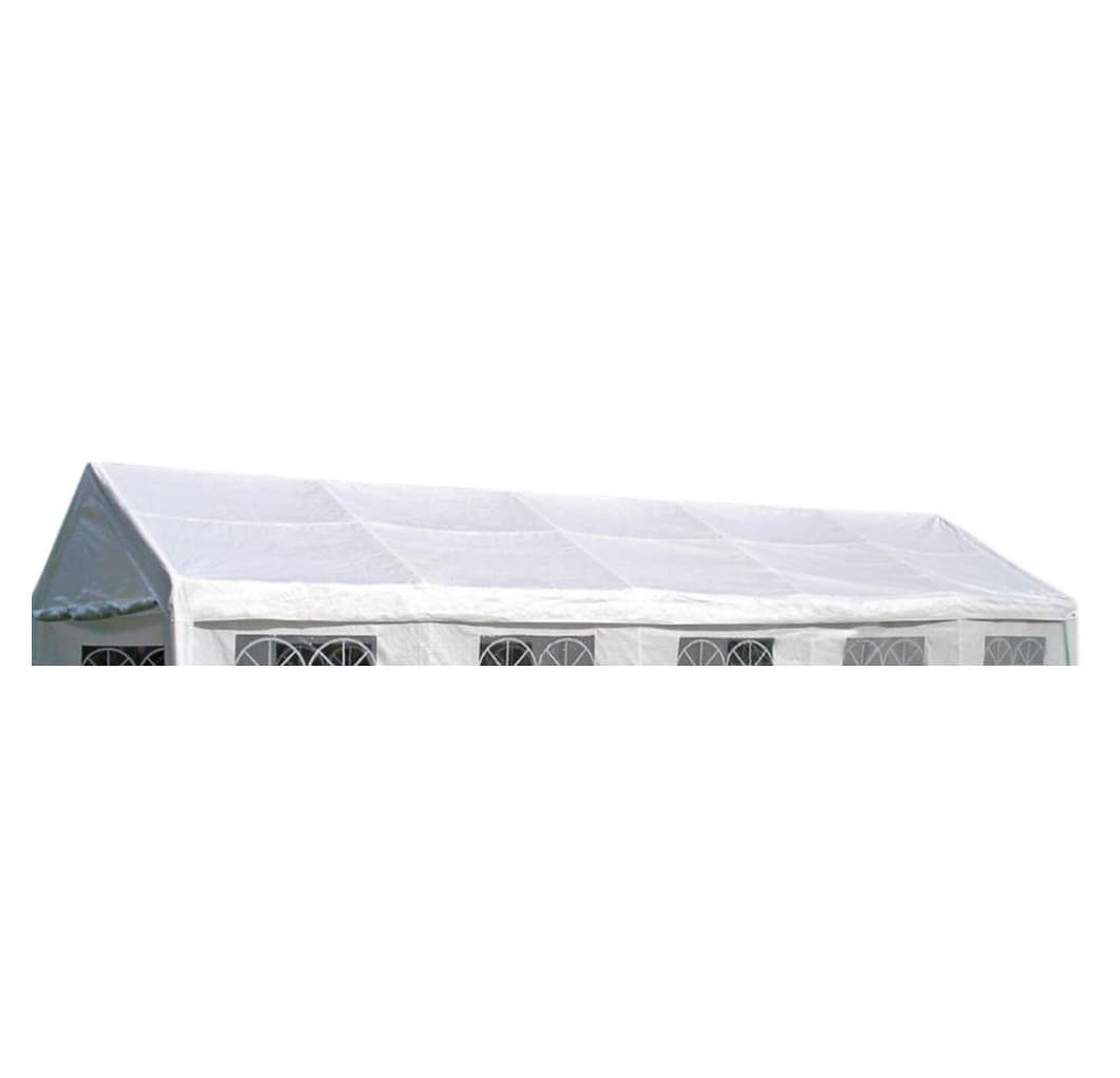 Ersatzdach / Dachplane PALMA f&uuml;r Zelt 4x10 Meter, PVC weiss 480g/m&sup2;, incl. Spanngummis - Bild 1