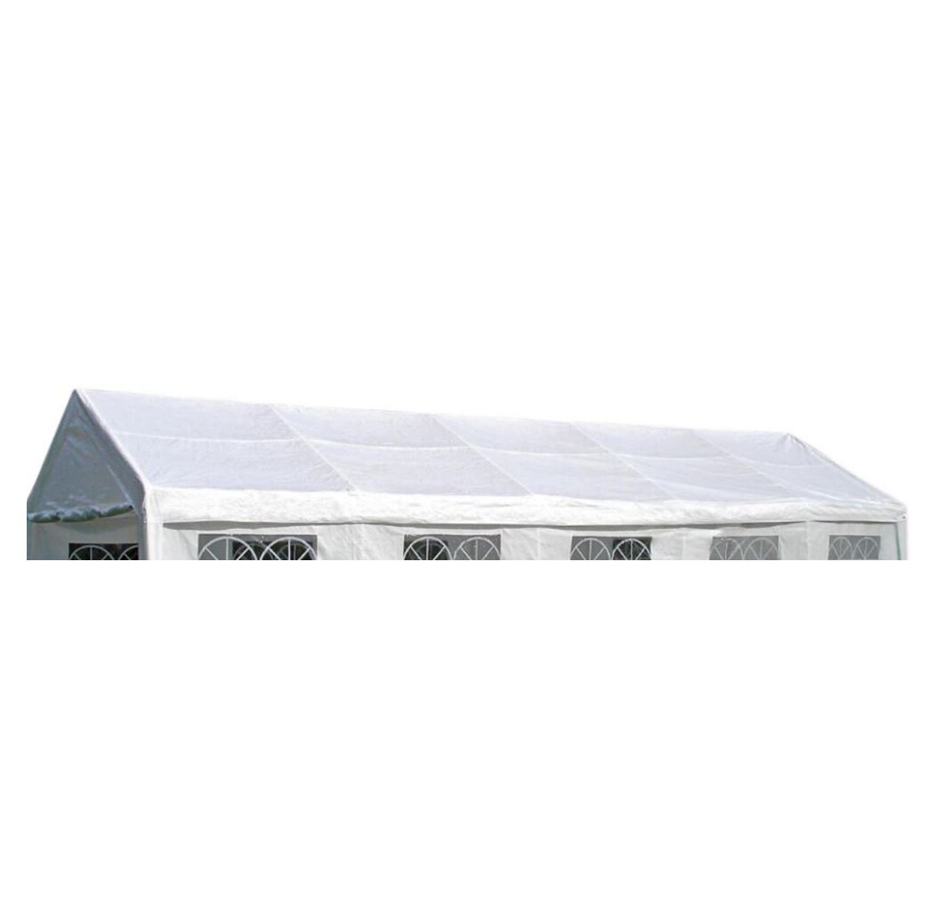 Ersatzdach / Dachplane PALMA für Zelt 4x10 Meter, PVC weiss 480g/m², incl. Spanngummis