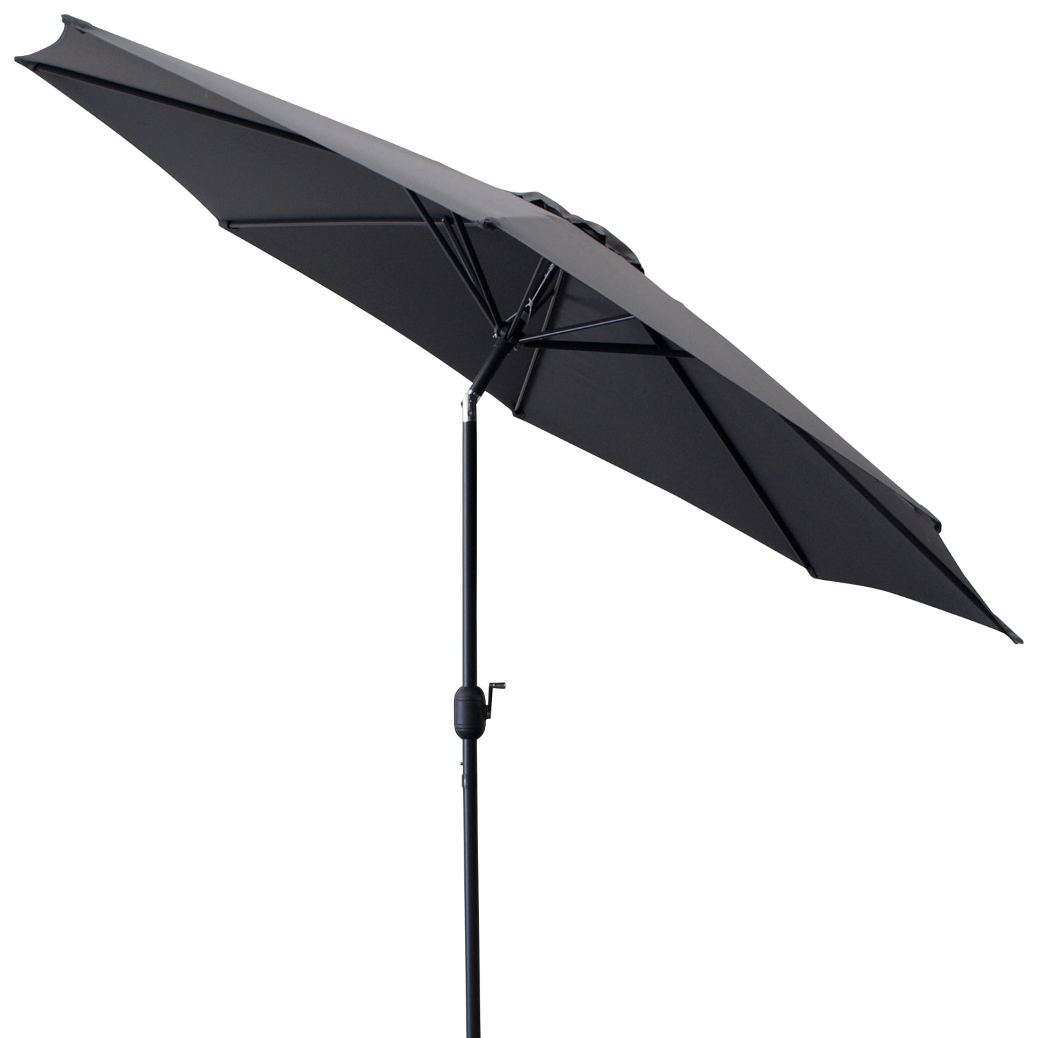 Marktschirm Aluminium 300cm knickbar, mit Kurbel, Material Bezug 100% Polyester, Gewicht 6kg - Bild 1