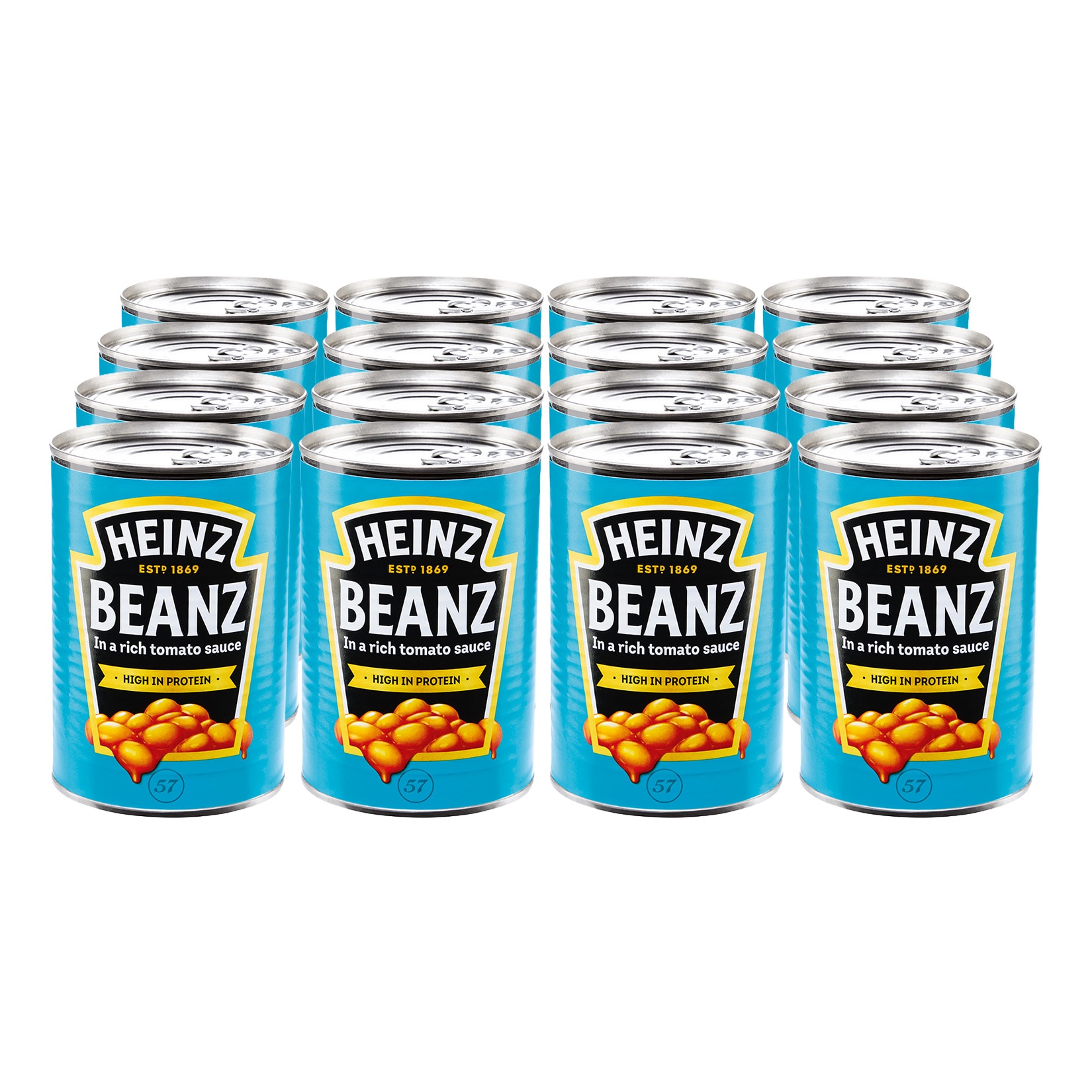 Heinz Baked Beans in Tomaten Sauce 415 g, 12er Pack - Bild 1