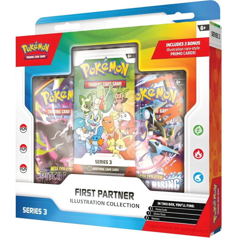 Pok&eacute;mon TCG First Partner Illustration Collection Series 3 - Englische Edition - Bild 1