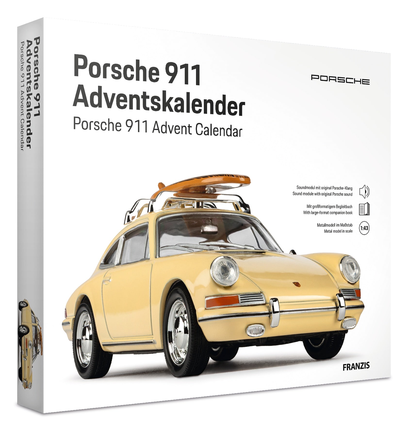 Porsche 911 Surfbrett Adventskalender - Bild 1