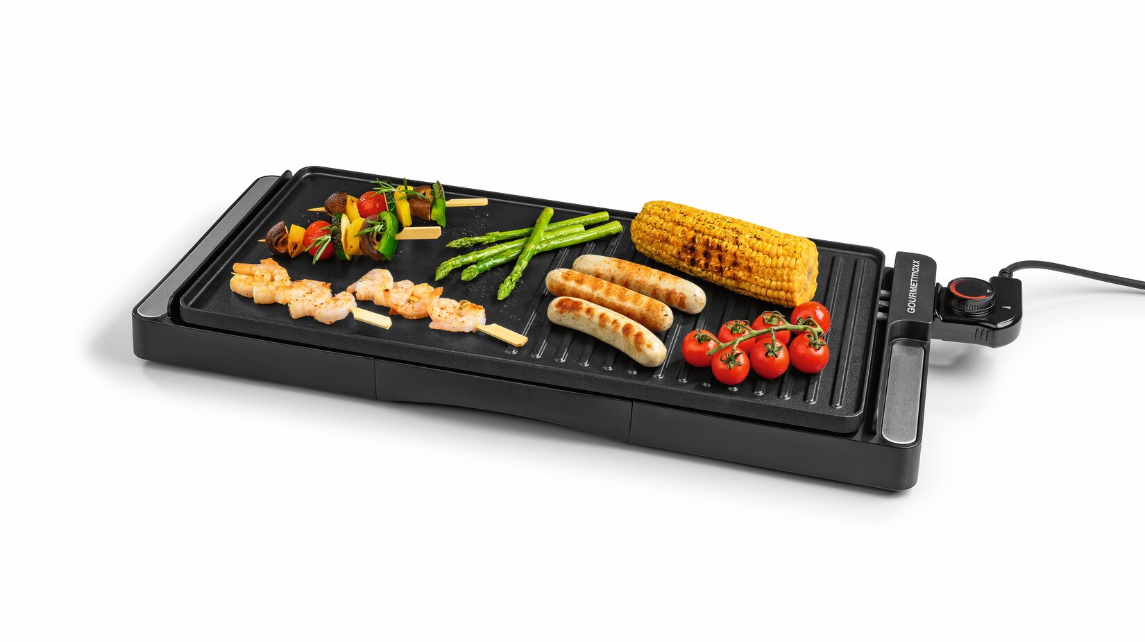 GOURMETmaxx Elektro-Tischgrill 2200W schwarz