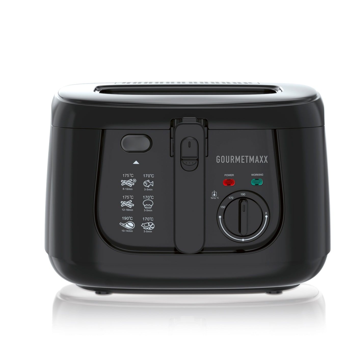 GOURMETmaxx Fritteuse 1800W schwarz 2,5l mit &Ouml;l - Bild 1