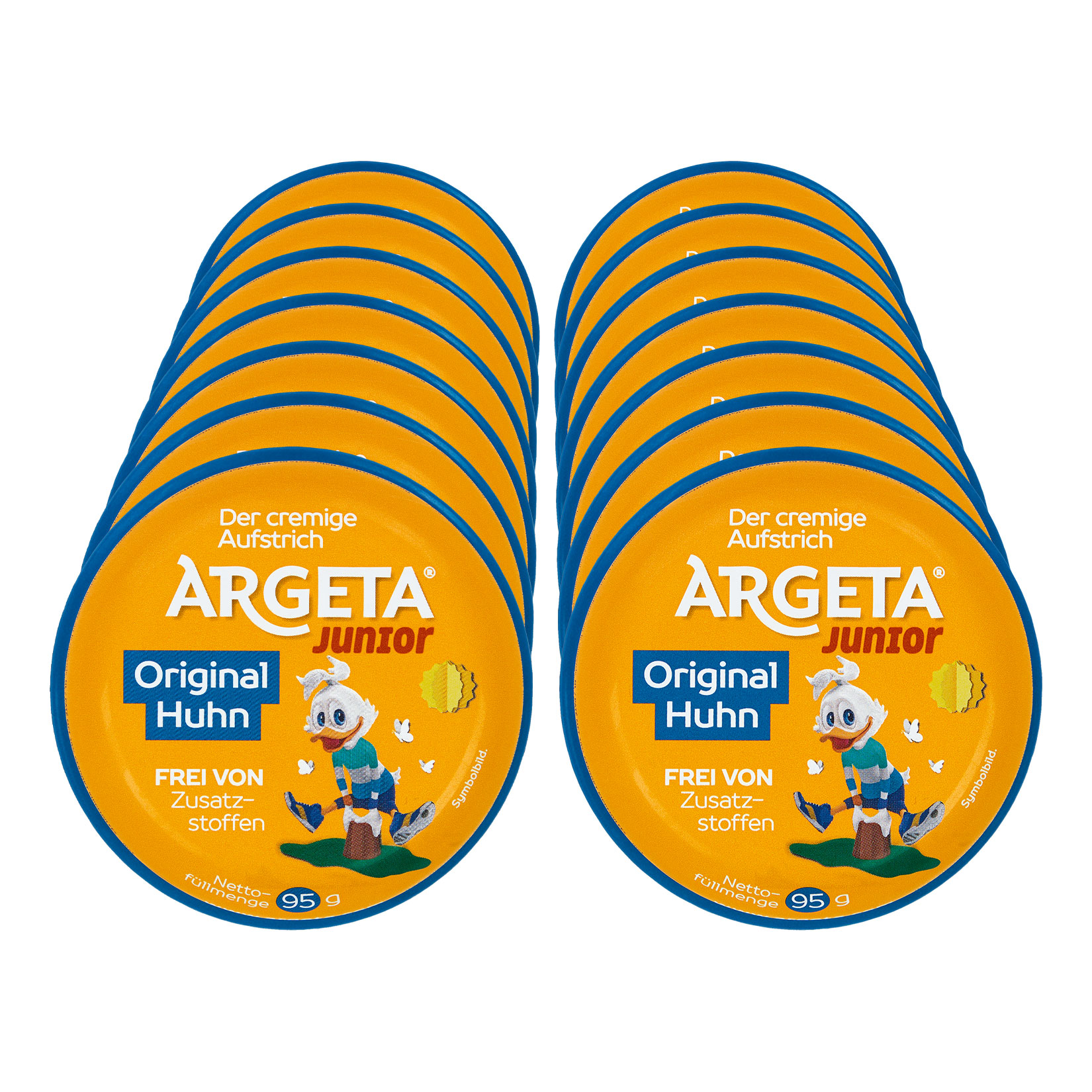 Argeta Junior Aufstrich Original Huhn 95 g, 14er Pack - Bild 1
