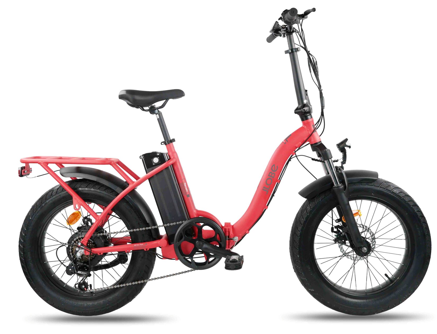 LLobe Terrain E-Faltbike 20" Terrain, rot