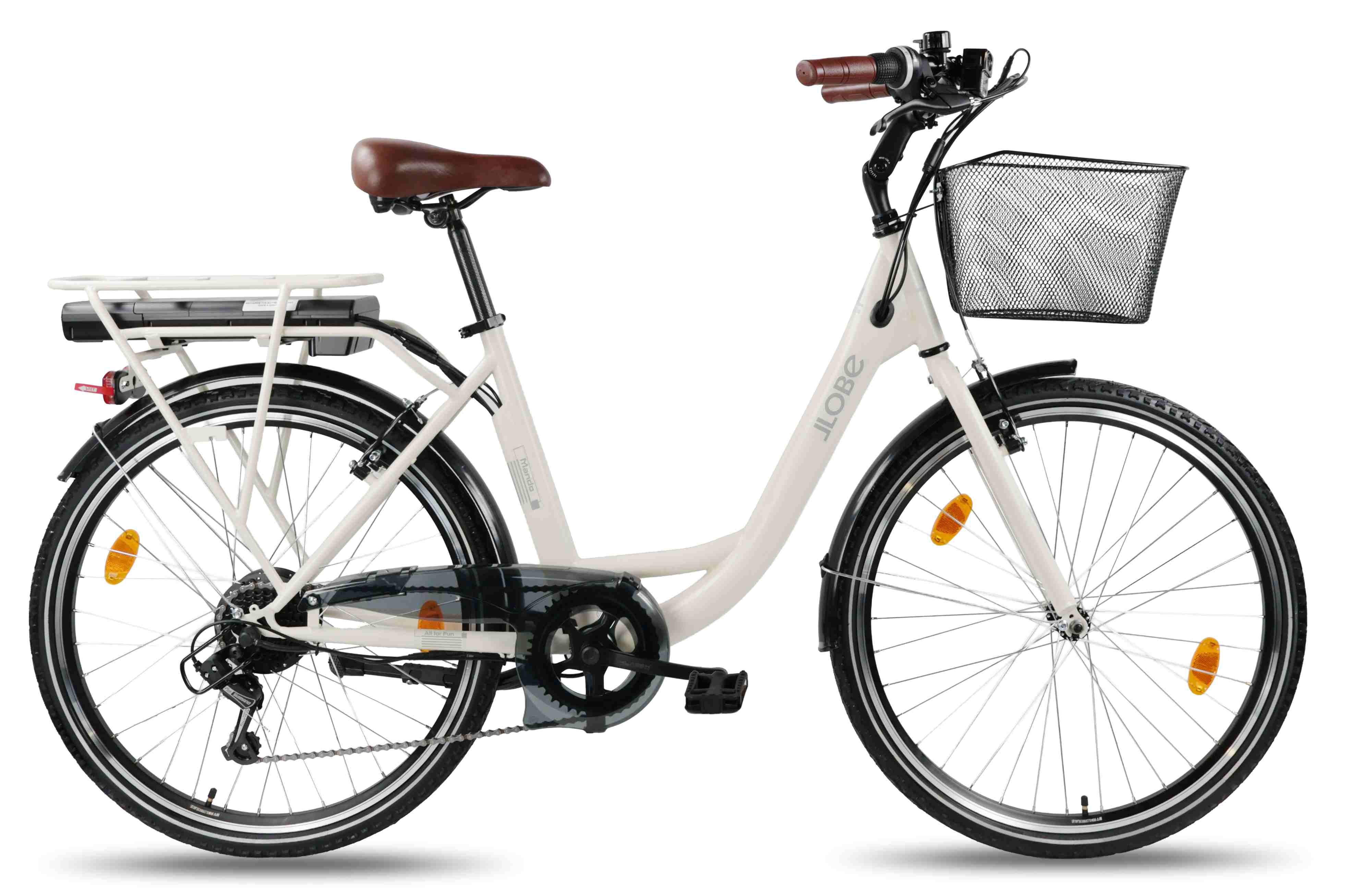 LLobe Mando City E-Bike 26", beige - Bild 1