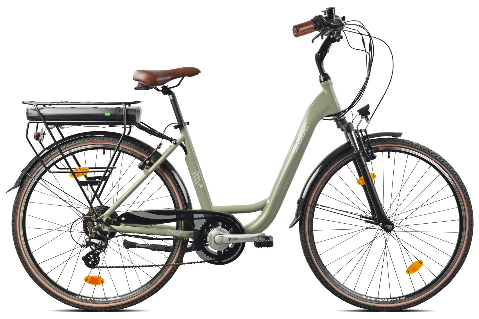 LLobe County City E-Bike 28", grün