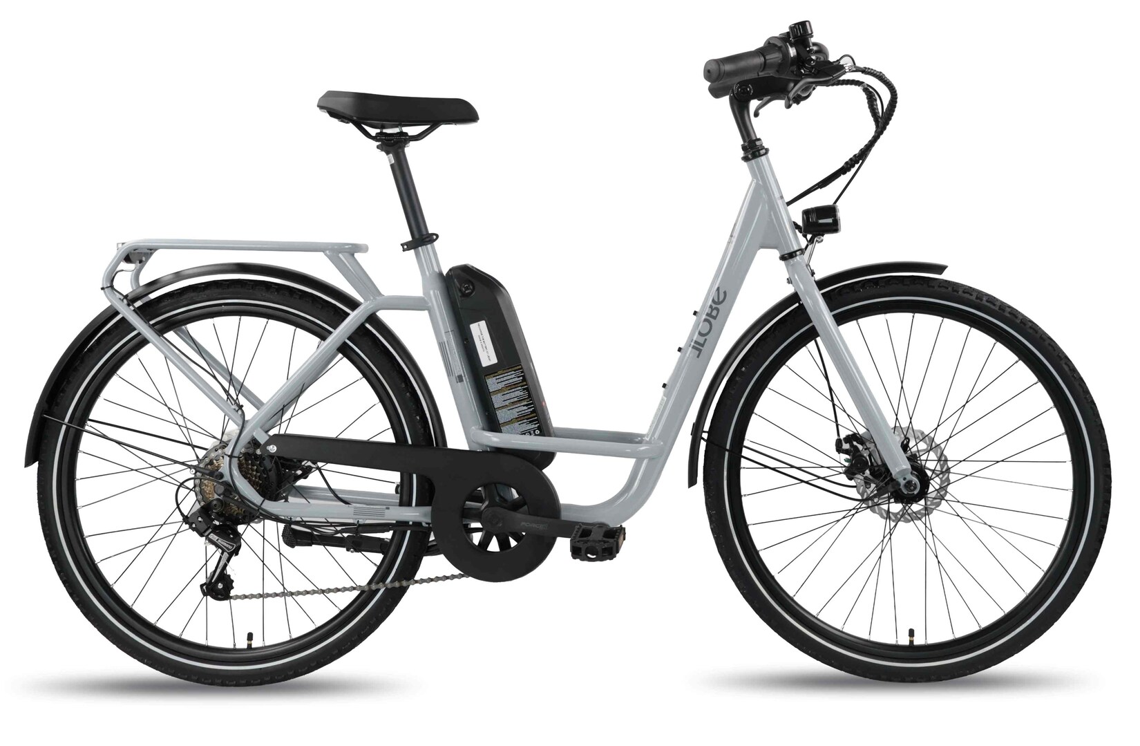 LLobe Town Compact 26" City E-Bike, grau