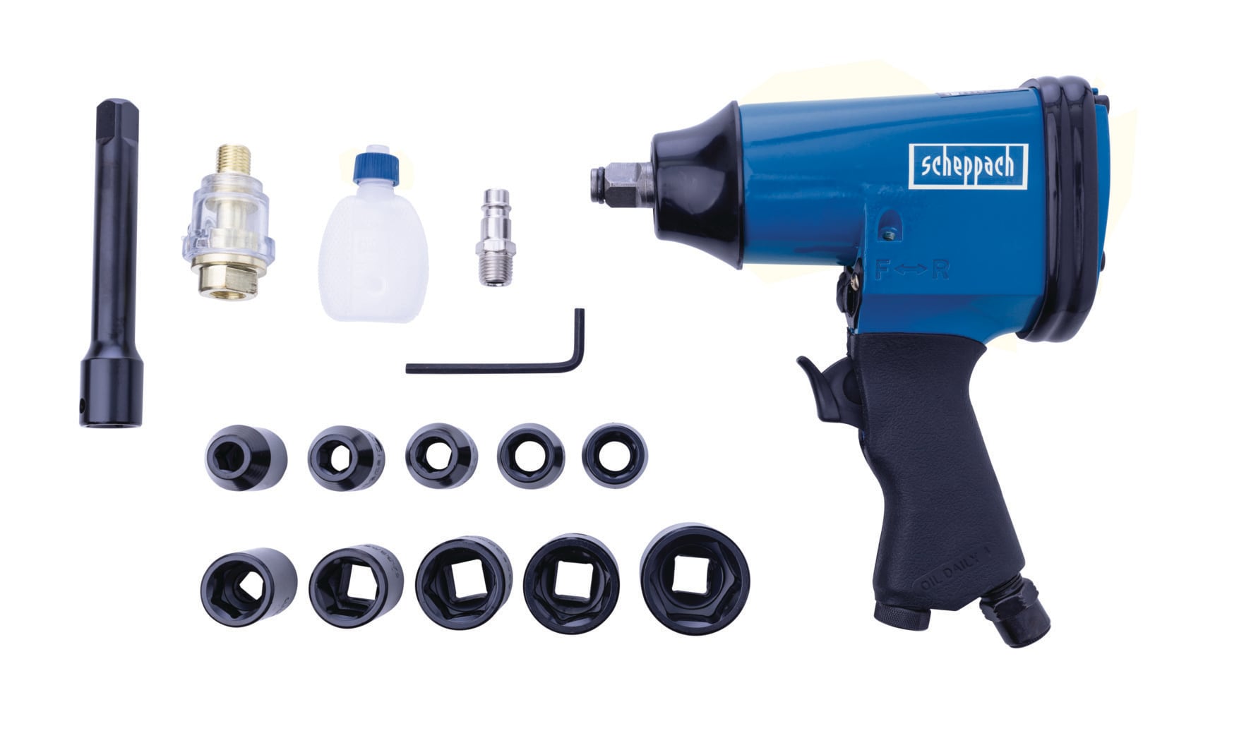 Scheppach Druckluft-Schlagschrauber-Set - Bild 1
