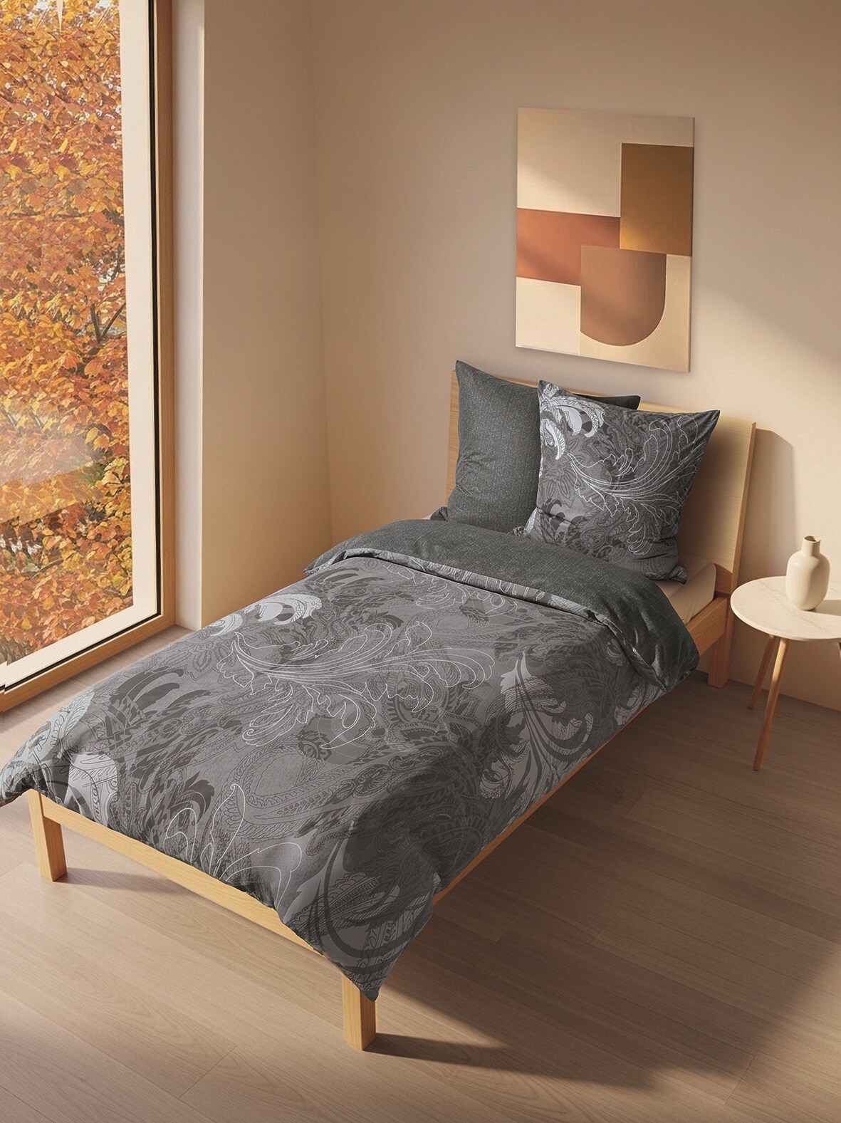 Dekor Bettwäsche Soft-Flanell 80x80 + 155x220 cm - Ornament