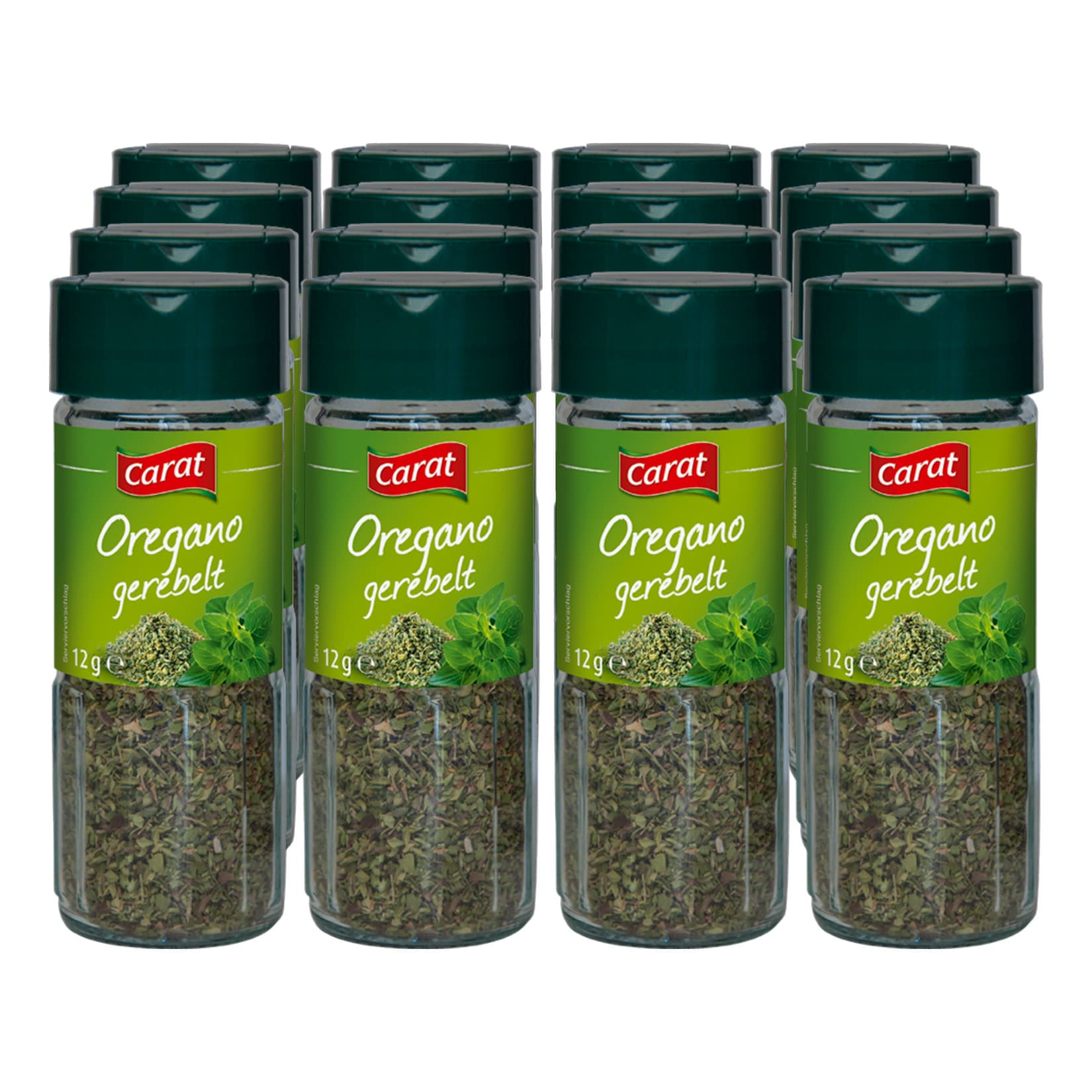 Carat Oregano gerebelt 12 g, 16er Pack - Bild 1