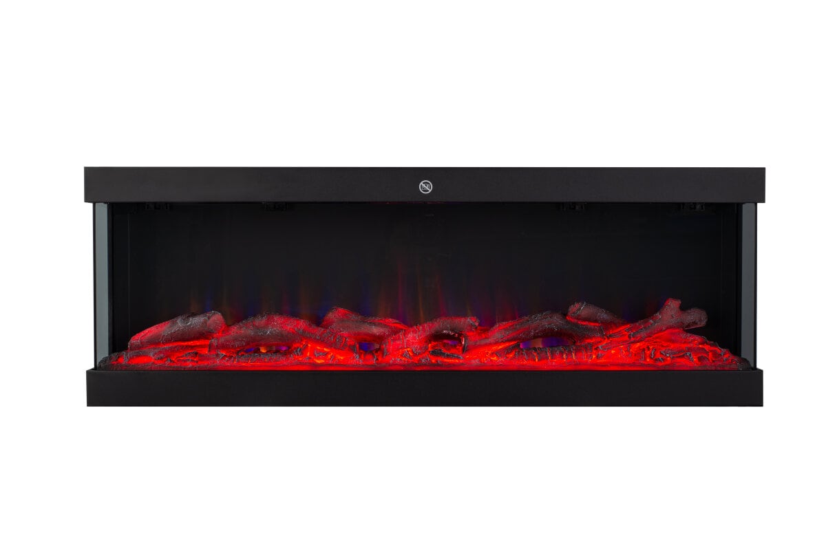 Sedex El Fuego&reg; Elektrokamin CANNES 122 cm mit Heizung &ndash; 3D LED Wandkamin - Bild 1