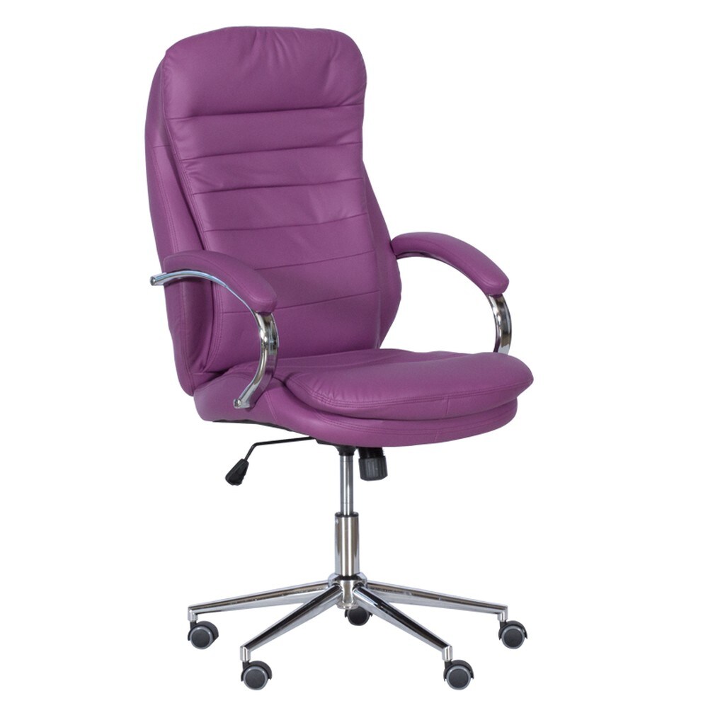 Carmen 6113-1 Chefsessel mit Kunstleder – Lila