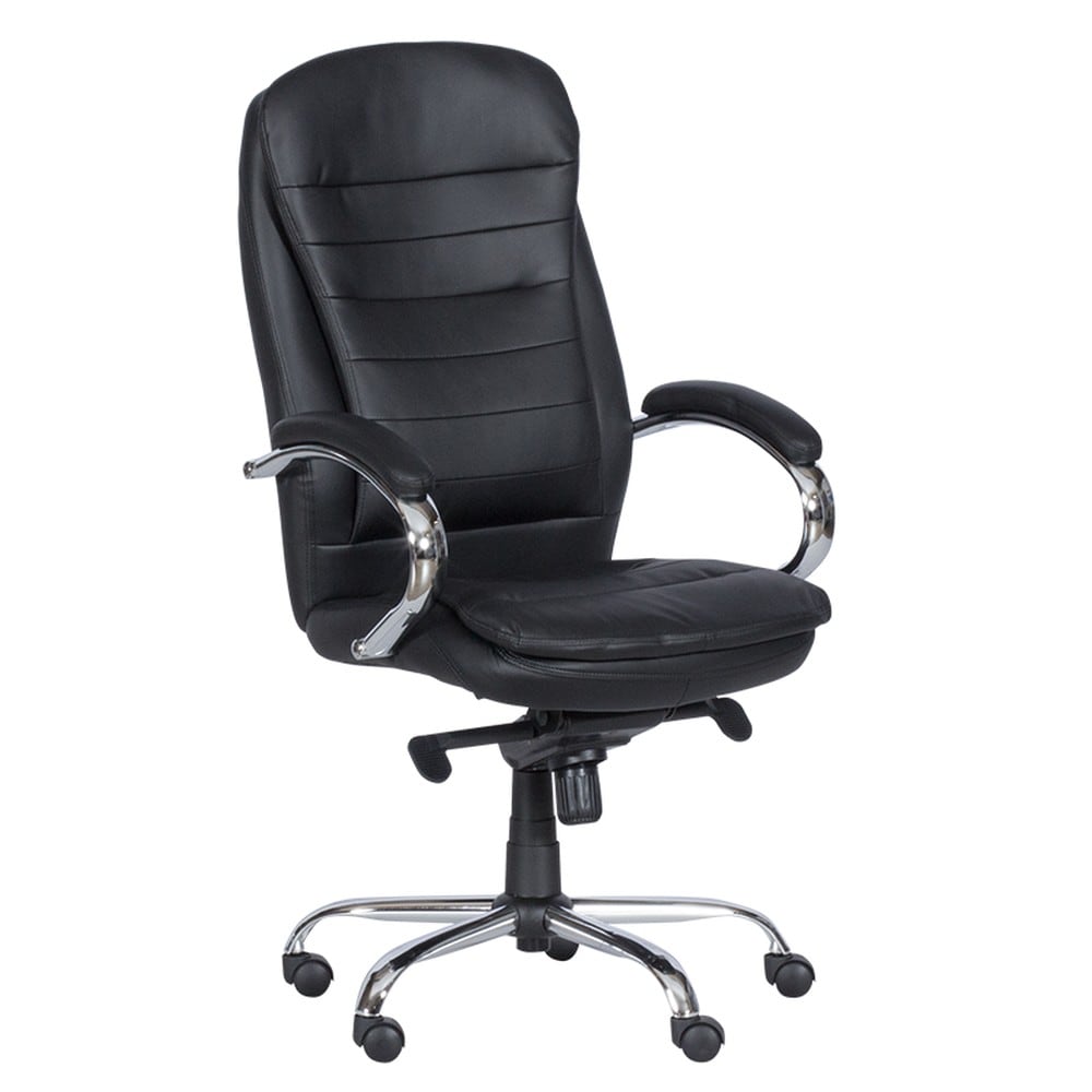 Carmen 6113 M Chefsessel mit Kunstleder &ndash; Schwarz - Bild 1