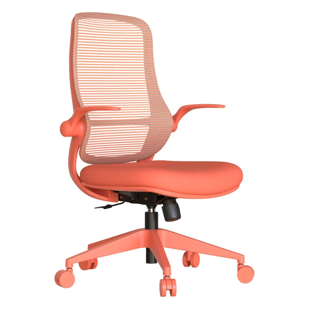 Carmen ASTARA Ergonomischer B&uuml;rostuhl mit Netzr&uuml;cken &ndash; Orange - Bild 1