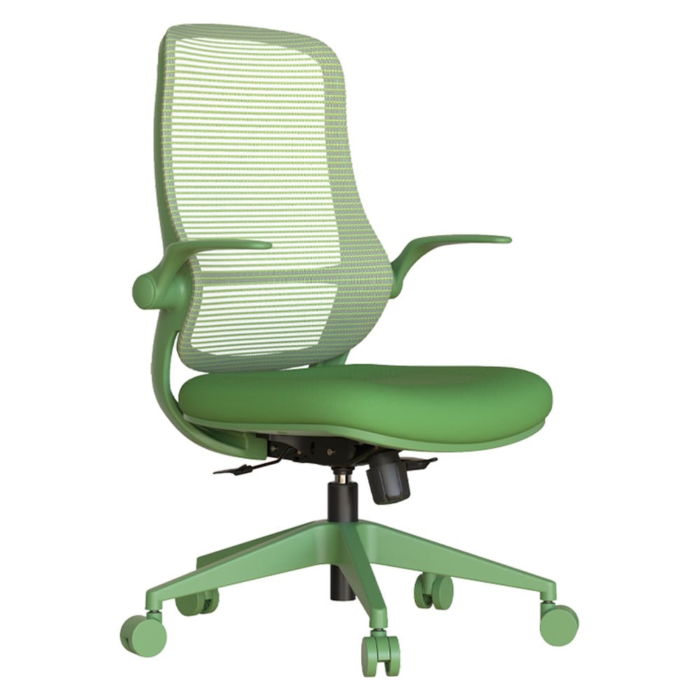 Carmen ASTARA Ergonomischer B&uuml;rostuhl mit Netzr&uuml;cken &ndash; Gr&uuml;n - Bild 1