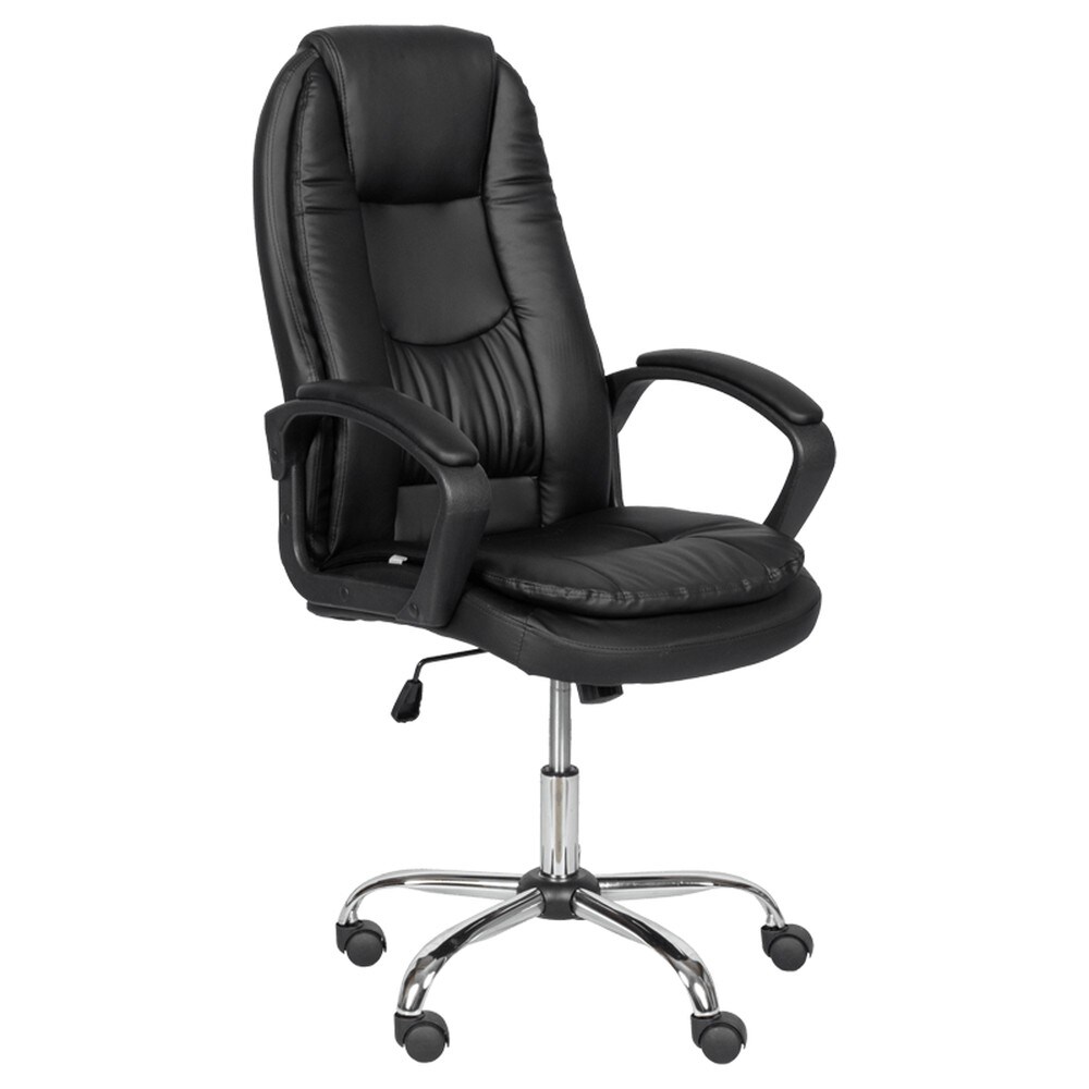 Carmen 6682-1 LUX Chefsessel mit Kunstleder – Schwarz