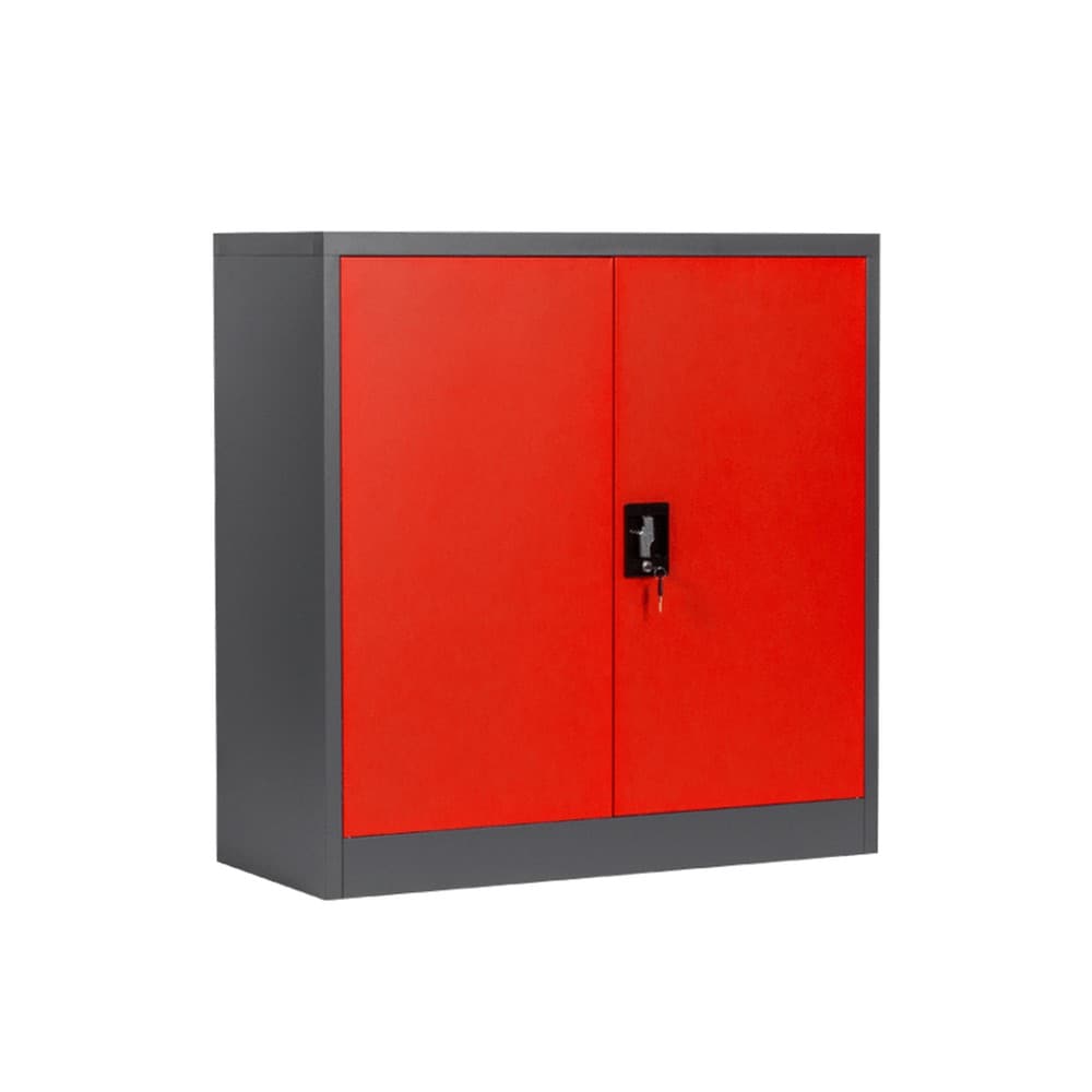 Carmen CR-1239 E J SAND Aktenschrank aus Metall &ndash; Rot/Graphit - Bild 1