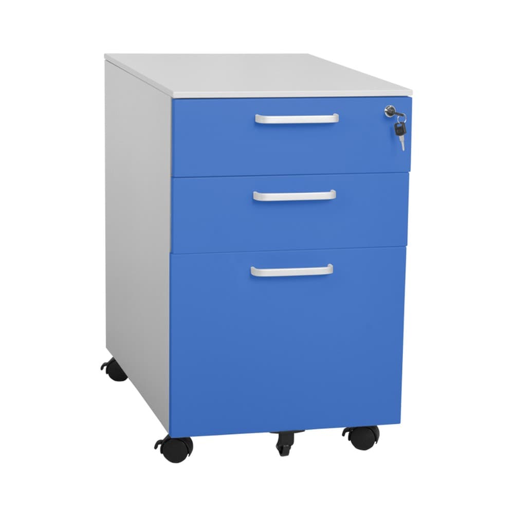 Carmen CR-1273 L SAND Rollcontainer &ndash; Blau - Bild 1