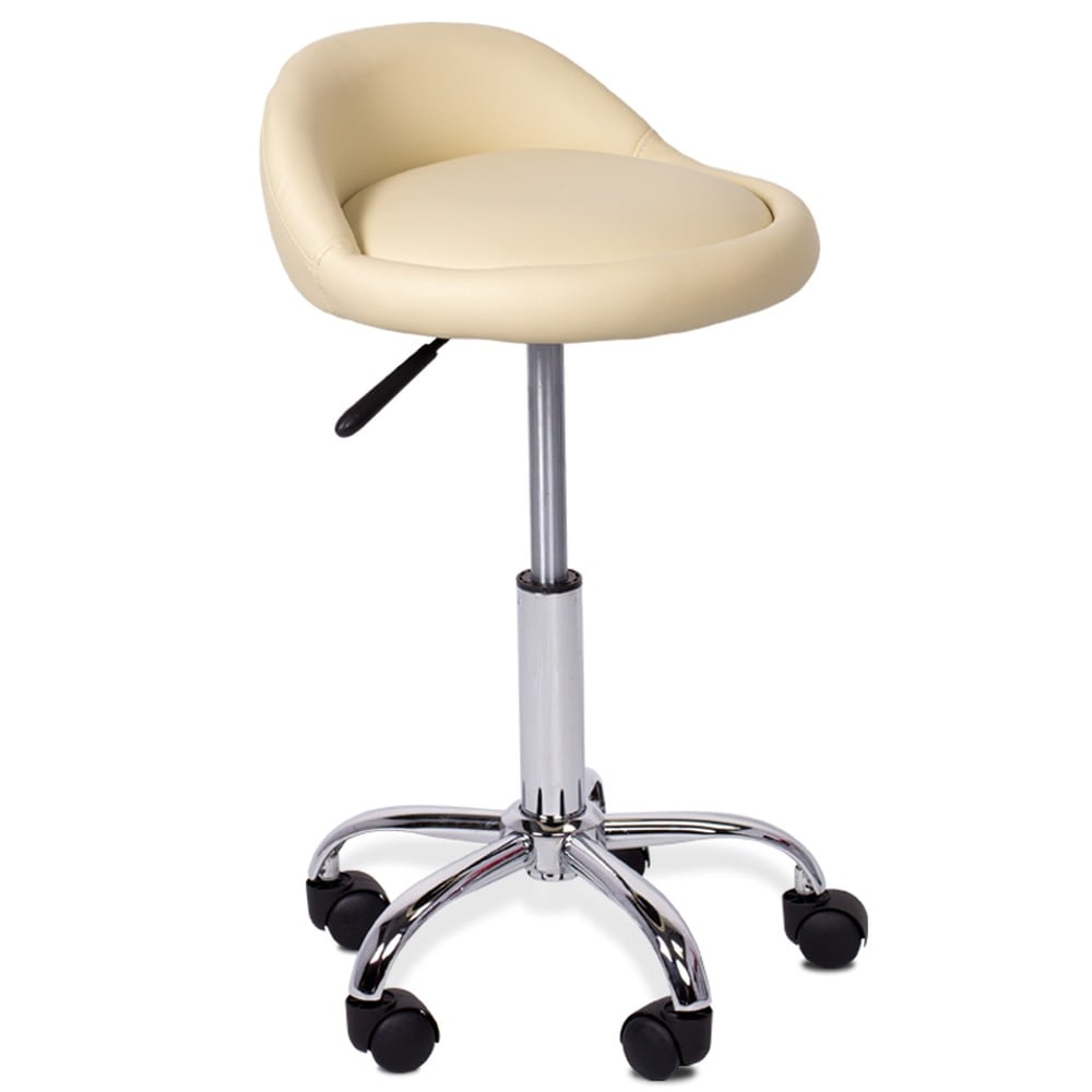 Carmen 3067 Rollhocker &ndash; Creme - Bild 1