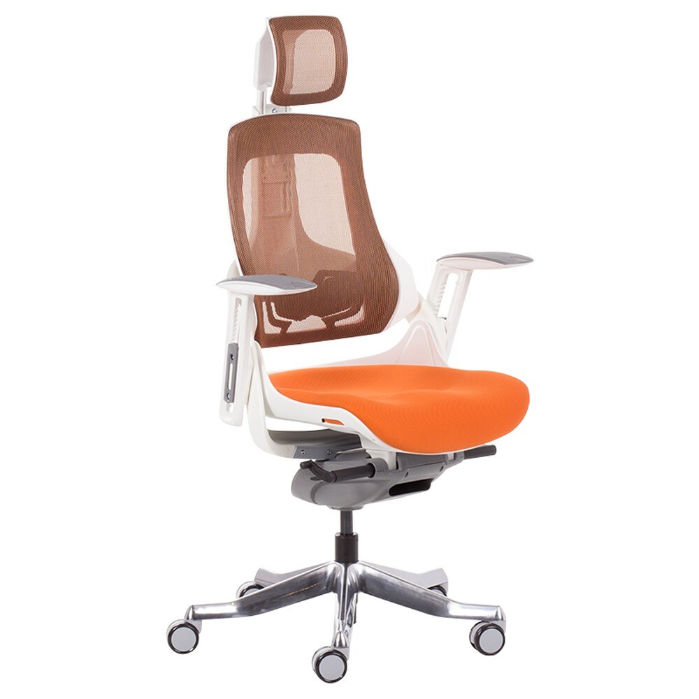 Carmen AMBRA Ergonomischer Bürostuhl – Orange