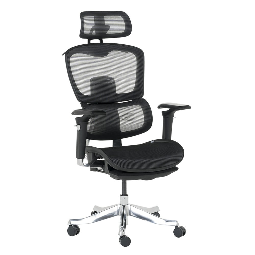 Carmen HAM Ergonomischer B&uuml;rostuhl &ndash; Schwarz - Bild 1