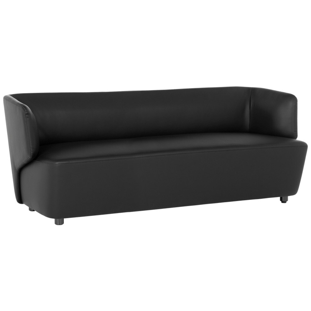 Carmen TUNE 3-Sitzer-Sofa – Schwarz