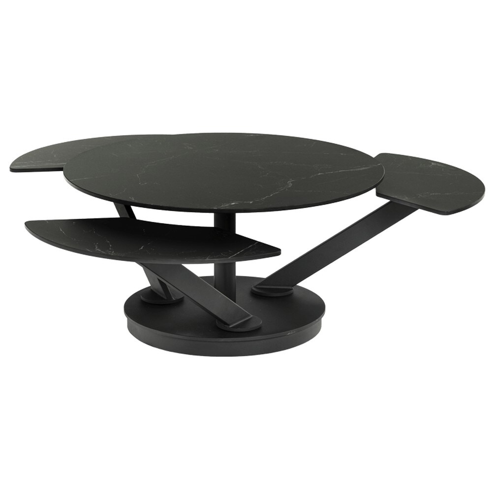 Carmen BARINAS Couchtisch &Oslash; 85 cm &ndash; Schwarz - Bild 1